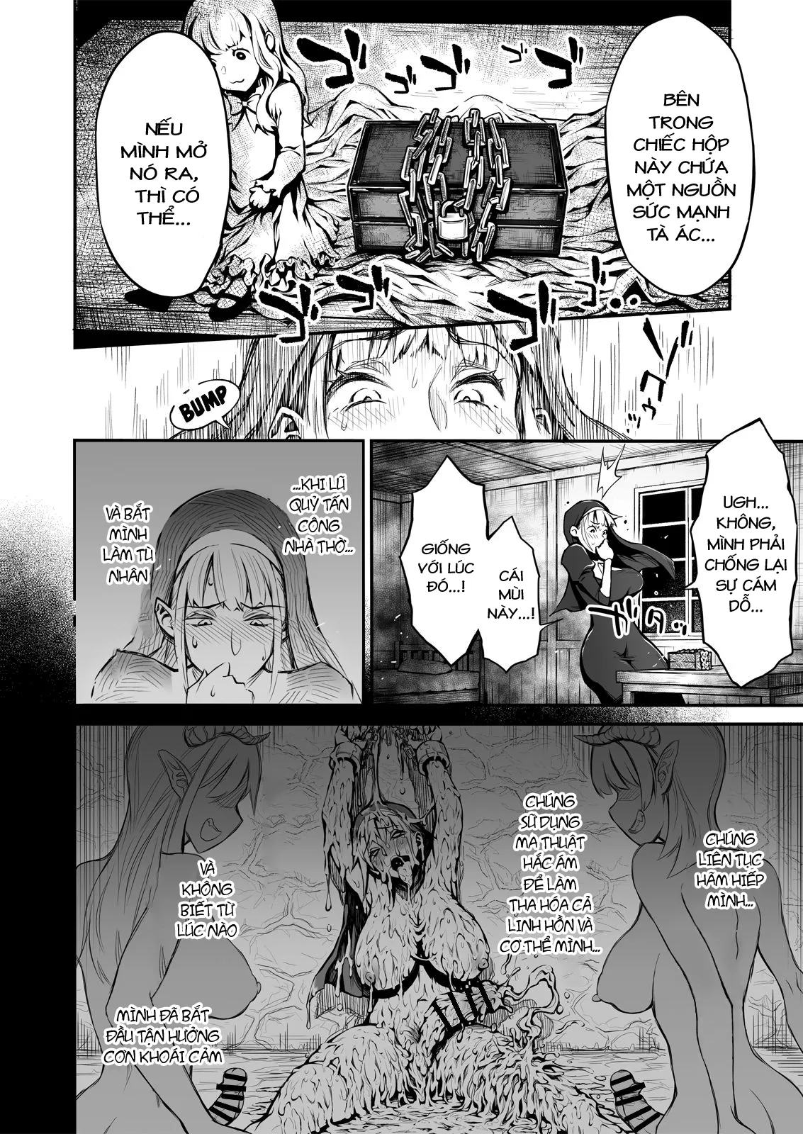 HentaiVN.net - Ảnh 5 - Futanari Sister, Manamusume o Rape Su!f - Oneshot