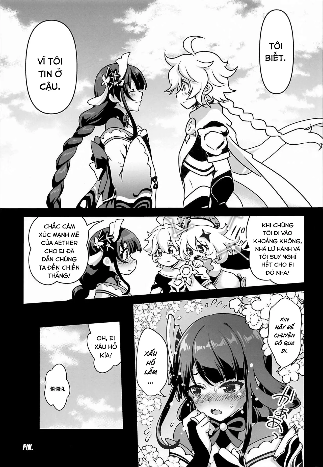 HentaiVN.net - Ảnh 25 - Sự quyến rũ của Shogun. (Genshin Impact) [Shogun no Otawamure; The Shogun's Flirtation] - Oneshot