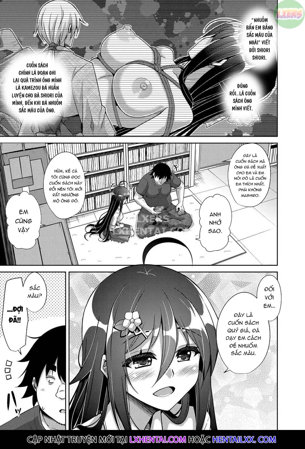 HentaiVN.net - Ảnh 10 - A Bitch Rose Shrouded In Books [Kosho Ni Umoreta Mesu No Hana] - Chap 10