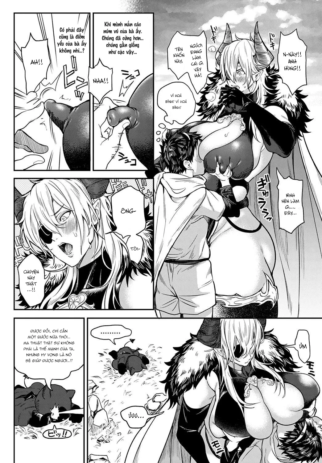 HentaiVN.net - Ảnh 9 - Saishuu Kessen! Yuusha VS Maou [最終決戦! 勇者VS魔王〜SEXは世界を救う] - Oneshot.