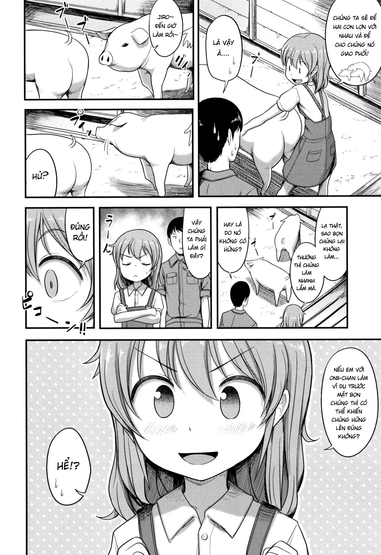 HentaiVN.net - Ảnh 5 - Công Việc Tại Trang Trại [Bokujou no Oshigoto] - Oneshot