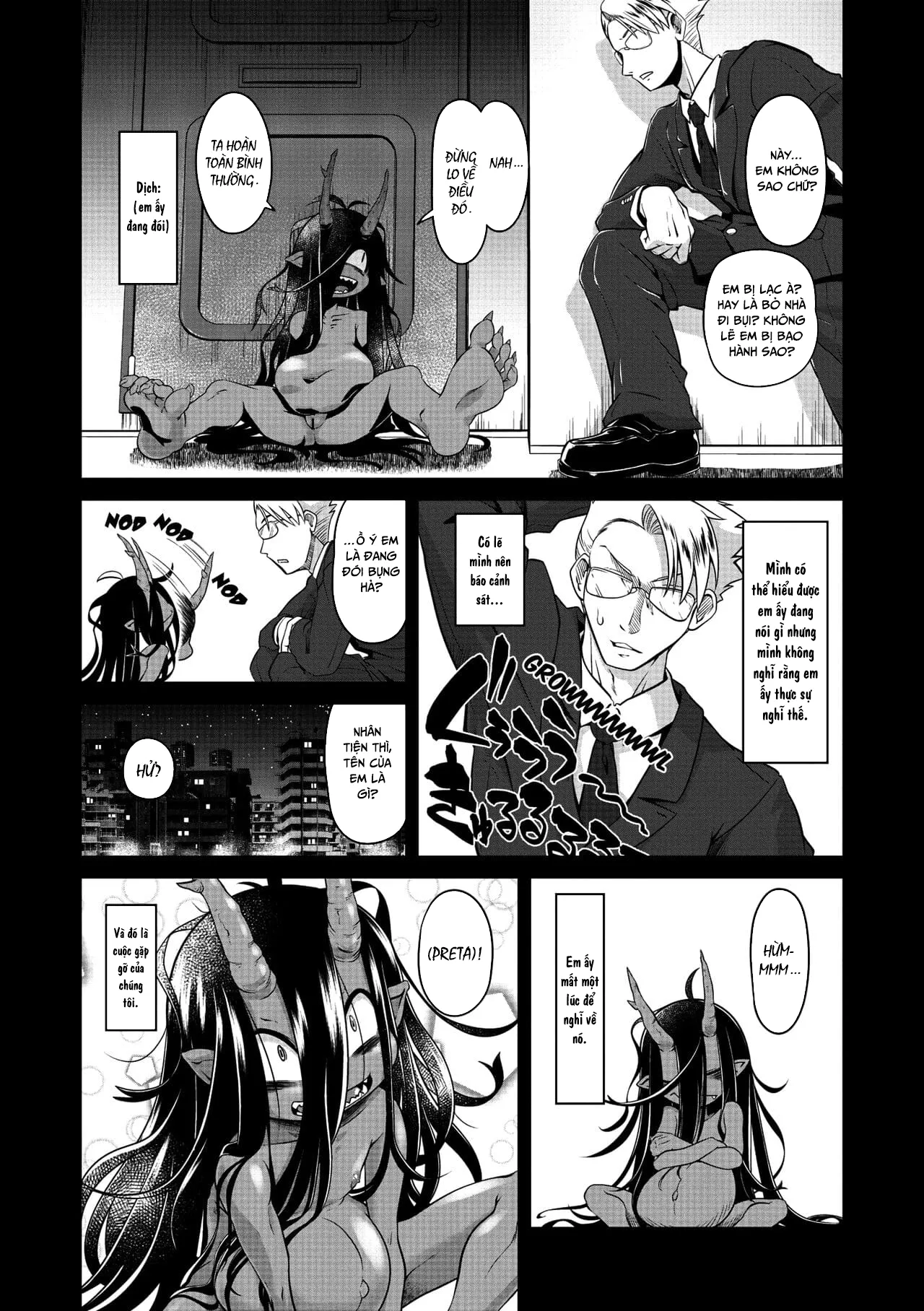 HentaiVN.net - Ảnh 3 - Một linh hồn đói bụng cứ đeo bám lấy tôi [Bachiatari no Heireita; A Hungry-Spirit of the Damned] - Oneshot