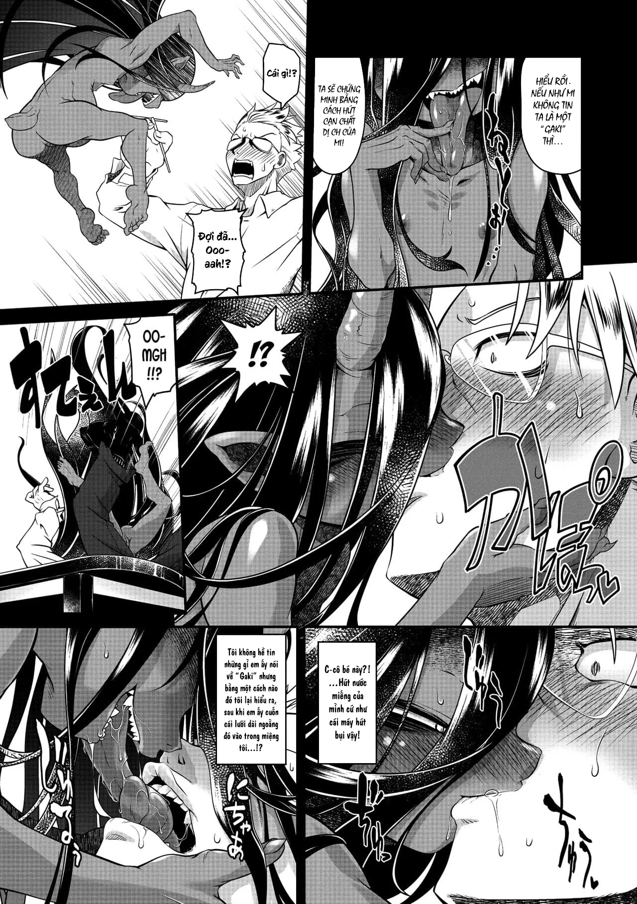 HentaiVN.net - Ảnh 5 - Một linh hồn đói bụng cứ đeo bám lấy tôi [Bachiatari no Heireita; A Hungry-Spirit of the Damned] - Oneshot