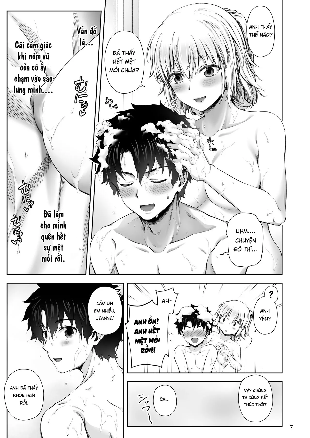 HentaiVN.net - Ảnh 9 - Cuộc sống hôn nhân với Jeanne [Kono Tabi Jeanne to Kekkon Shimashita; My Married Life With Jeanne] - Oneshot