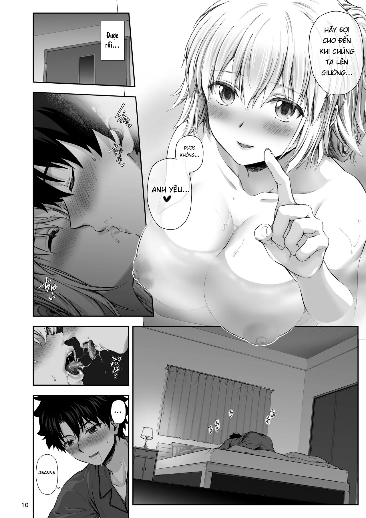 HentaiVN.net - Ảnh 12 - Cuộc sống hôn nhân với Jeanne [Kono Tabi Jeanne to Kekkon Shimashita; My Married Life With Jeanne] - Oneshot
