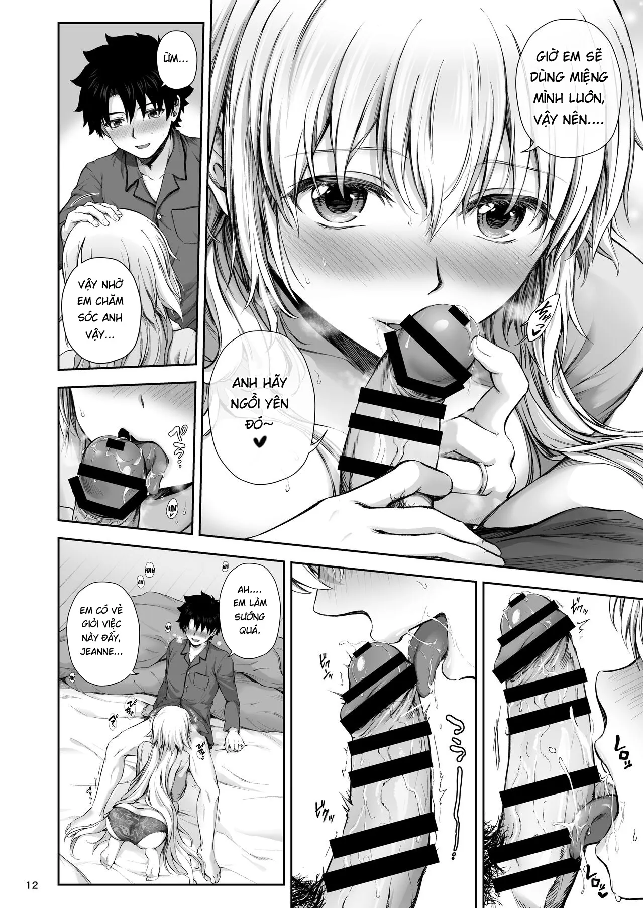 HentaiVN.net - Ảnh 14 - Cuộc sống hôn nhân với Jeanne [Kono Tabi Jeanne to Kekkon Shimashita; My Married Life With Jeanne] - Oneshot