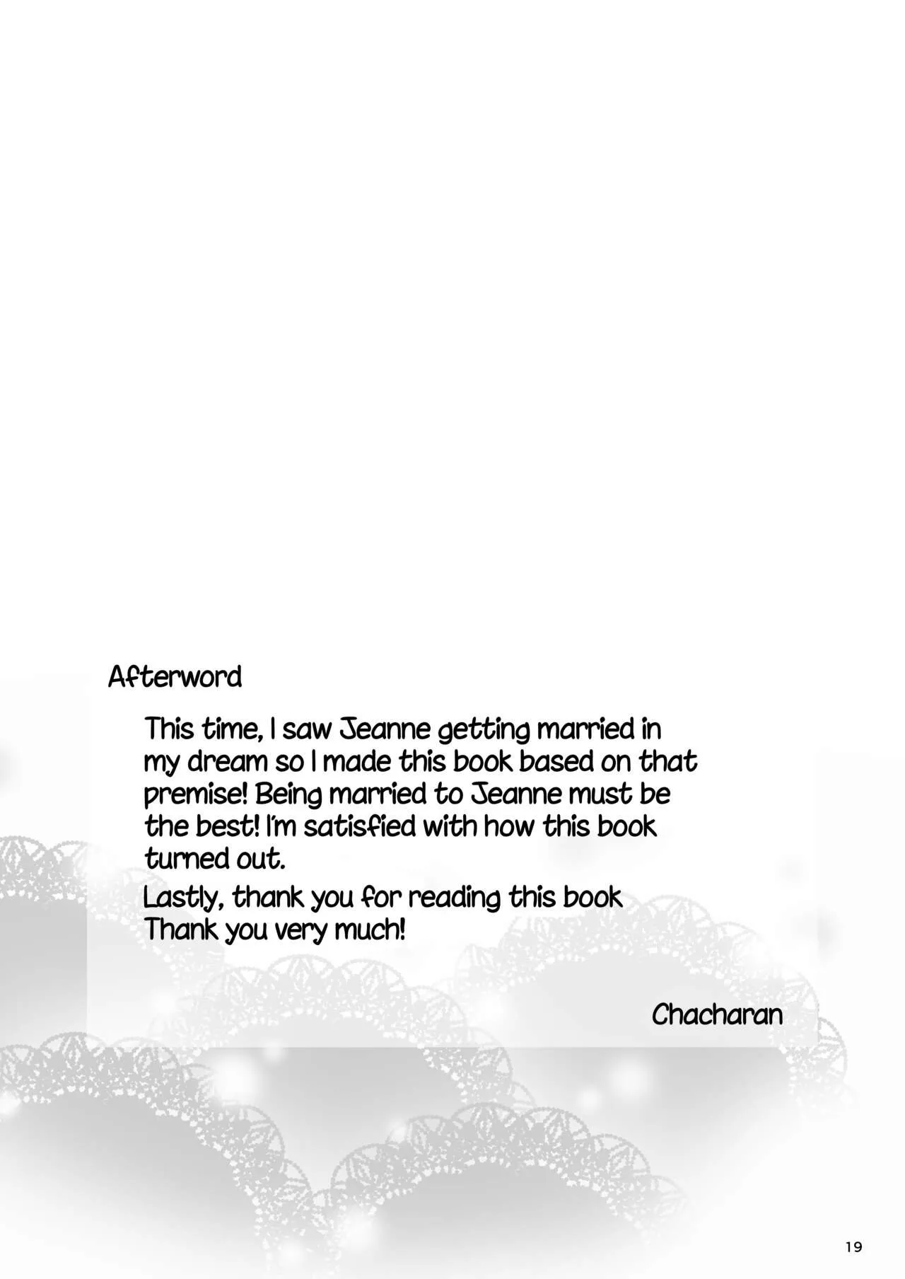 HentaiVN.net - Ảnh 21 - Cuộc sống hôn nhân với Jeanne [Kono Tabi Jeanne to Kekkon Shimashita; My Married Life With Jeanne] - Oneshot
