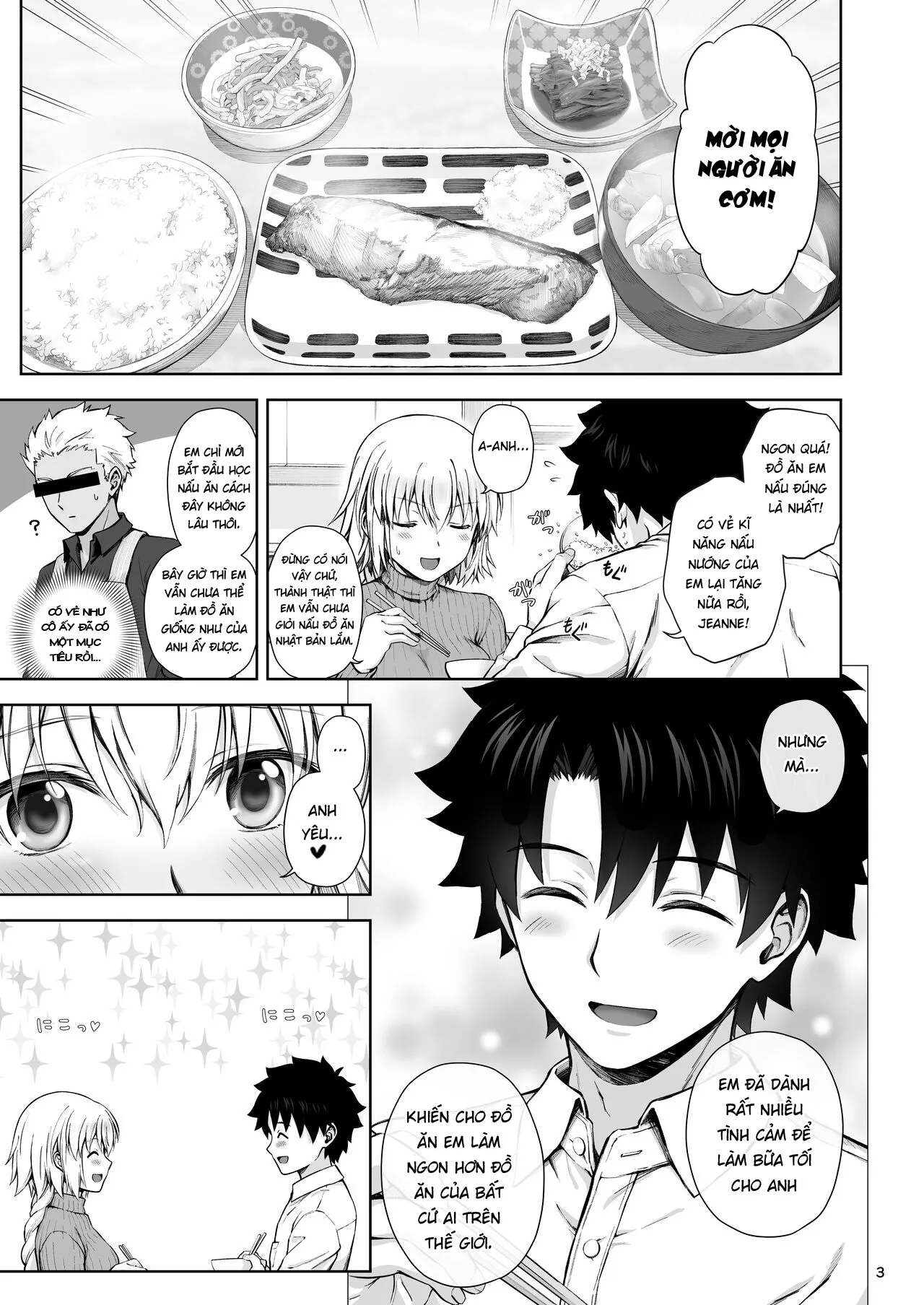 HentaiVN.net - Ảnh 5 - Cuộc sống hôn nhân với Jeanne [Kono Tabi Jeanne to Kekkon Shimashita; My Married Life With Jeanne] - Oneshot
