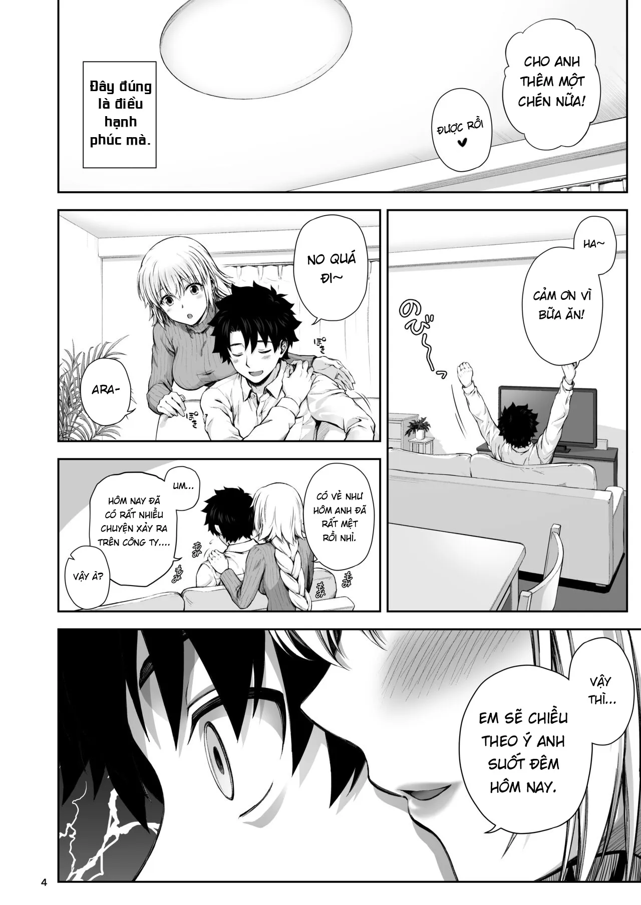 HentaiVN.net - Ảnh 6 - Cuộc sống hôn nhân với Jeanne [Kono Tabi Jeanne to Kekkon Shimashita; My Married Life With Jeanne] - Oneshot