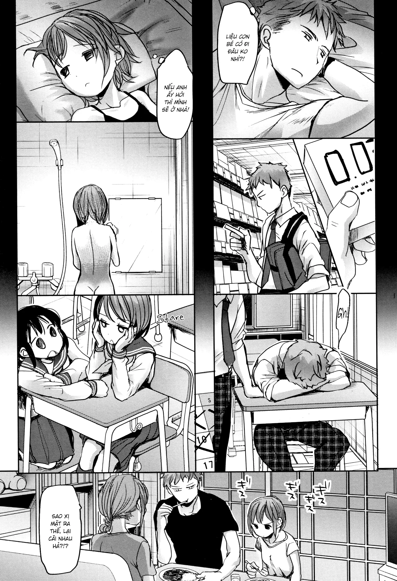 HentaiVN.net - Ảnh 12 - Khi bố mẹ vắng nhà [Oya no Inuma no Sentaku] - Oneshot