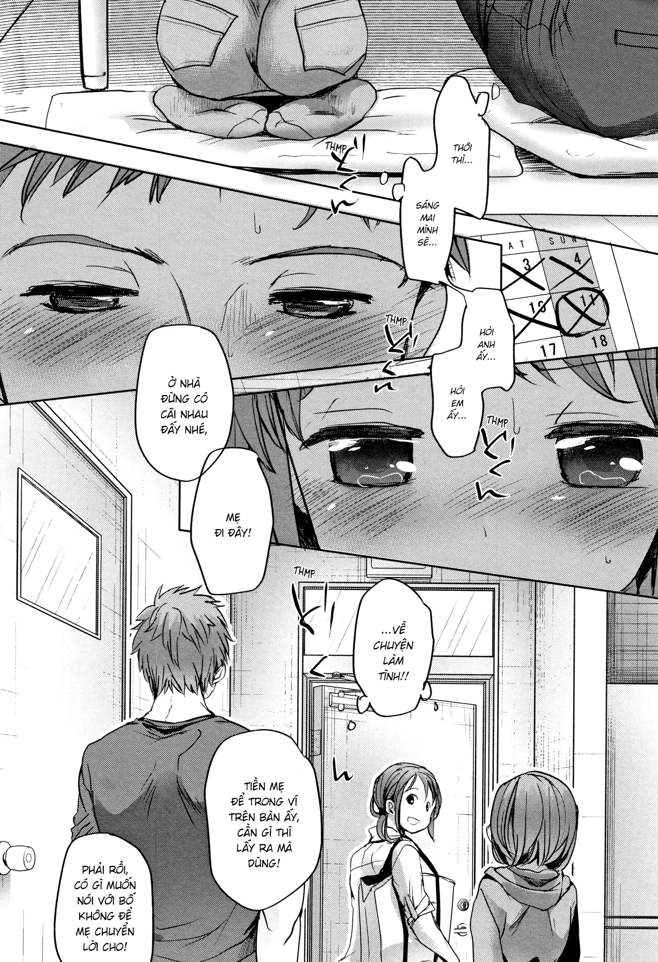 HentaiVN.net - Ảnh 13 - Khi bố mẹ vắng nhà [Oya no Inuma no Sentaku] - Oneshot