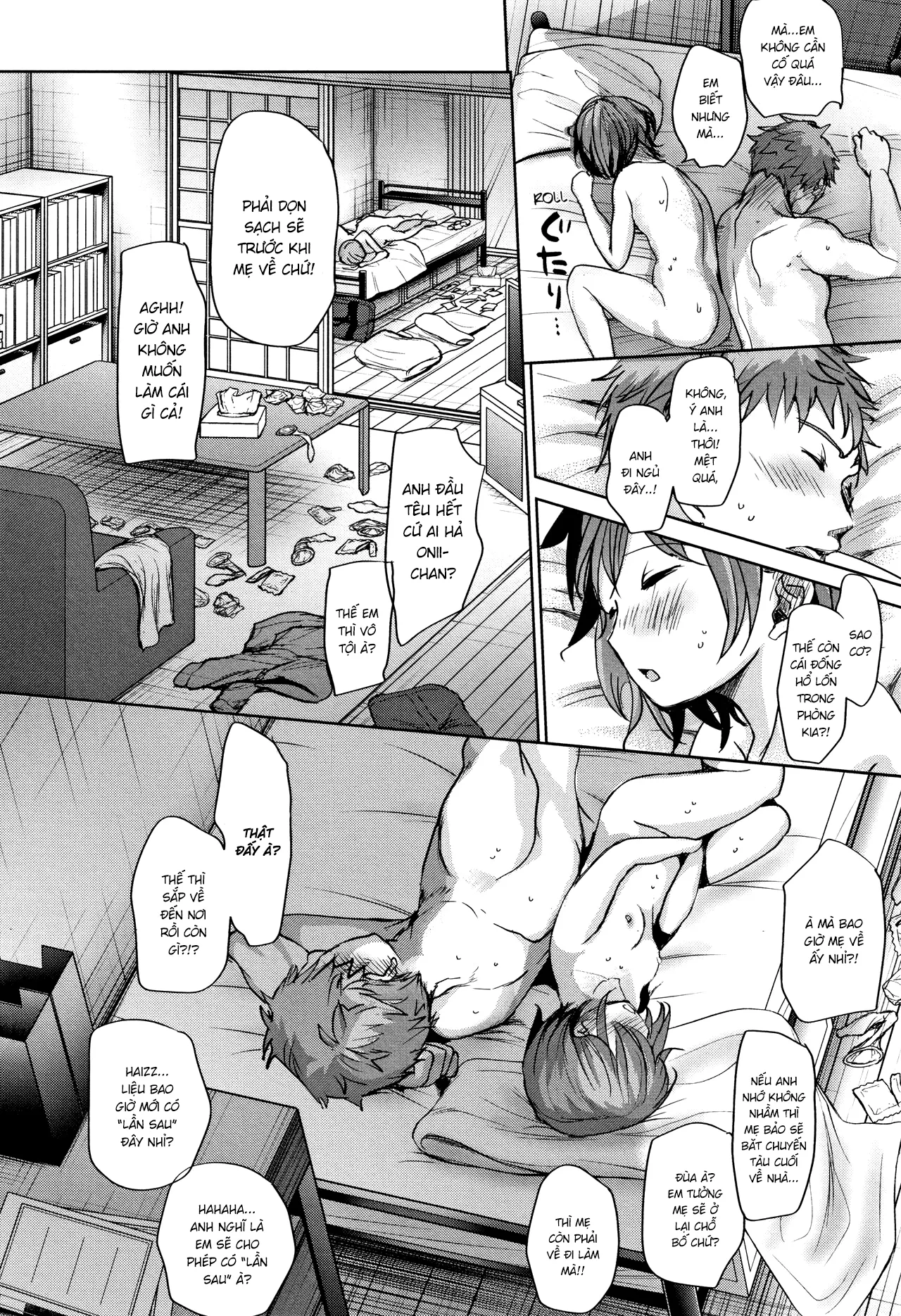 HentaiVN.net - Ảnh 37 - Khi bố mẹ vắng nhà [Oya no Inuma no Sentaku] - Oneshot