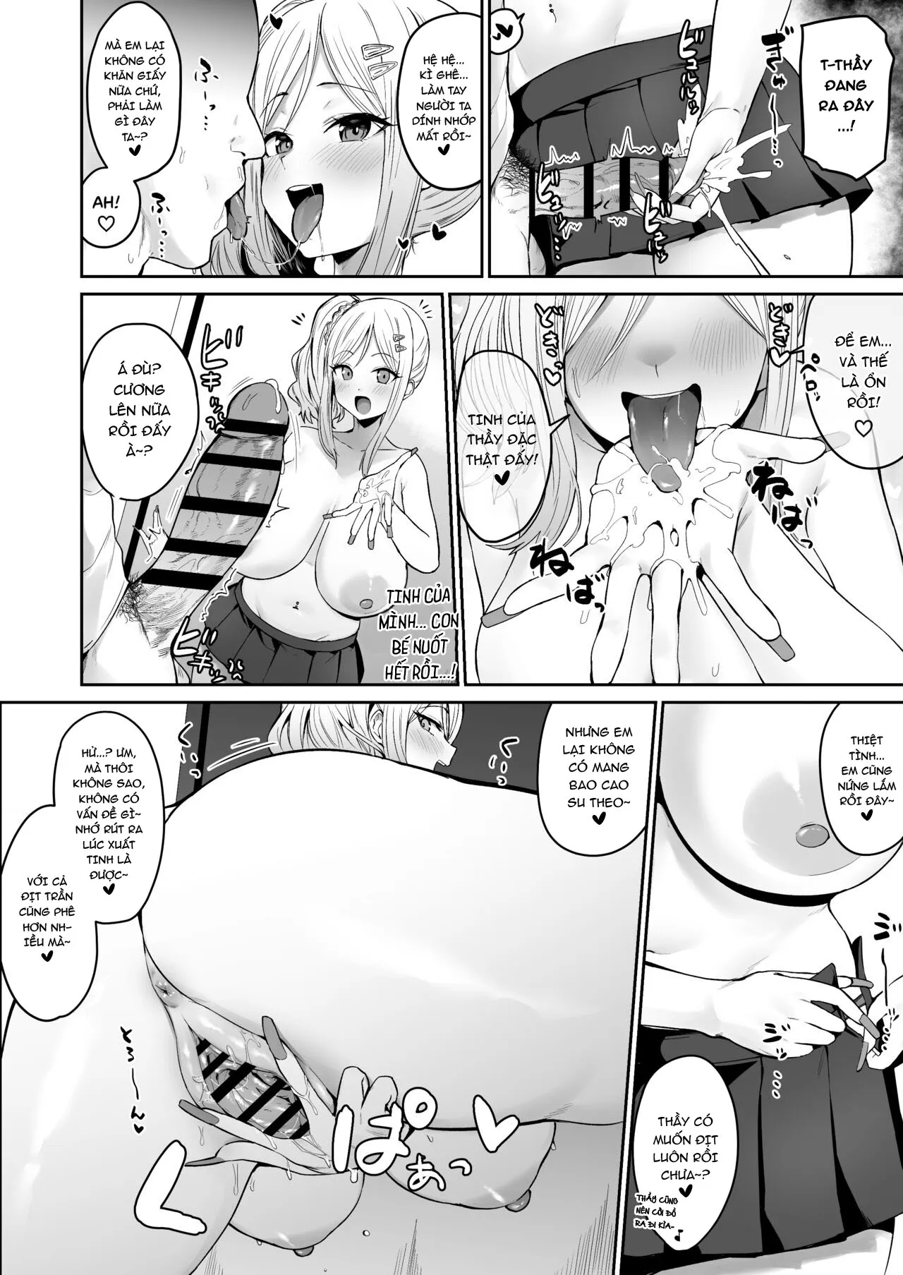 HentaiVN.net - Ảnh 6 - Lão thầy lụy tình [Down Bad for a Gyaru; Doushitemo Hoshii Gyaru] - Oneshot