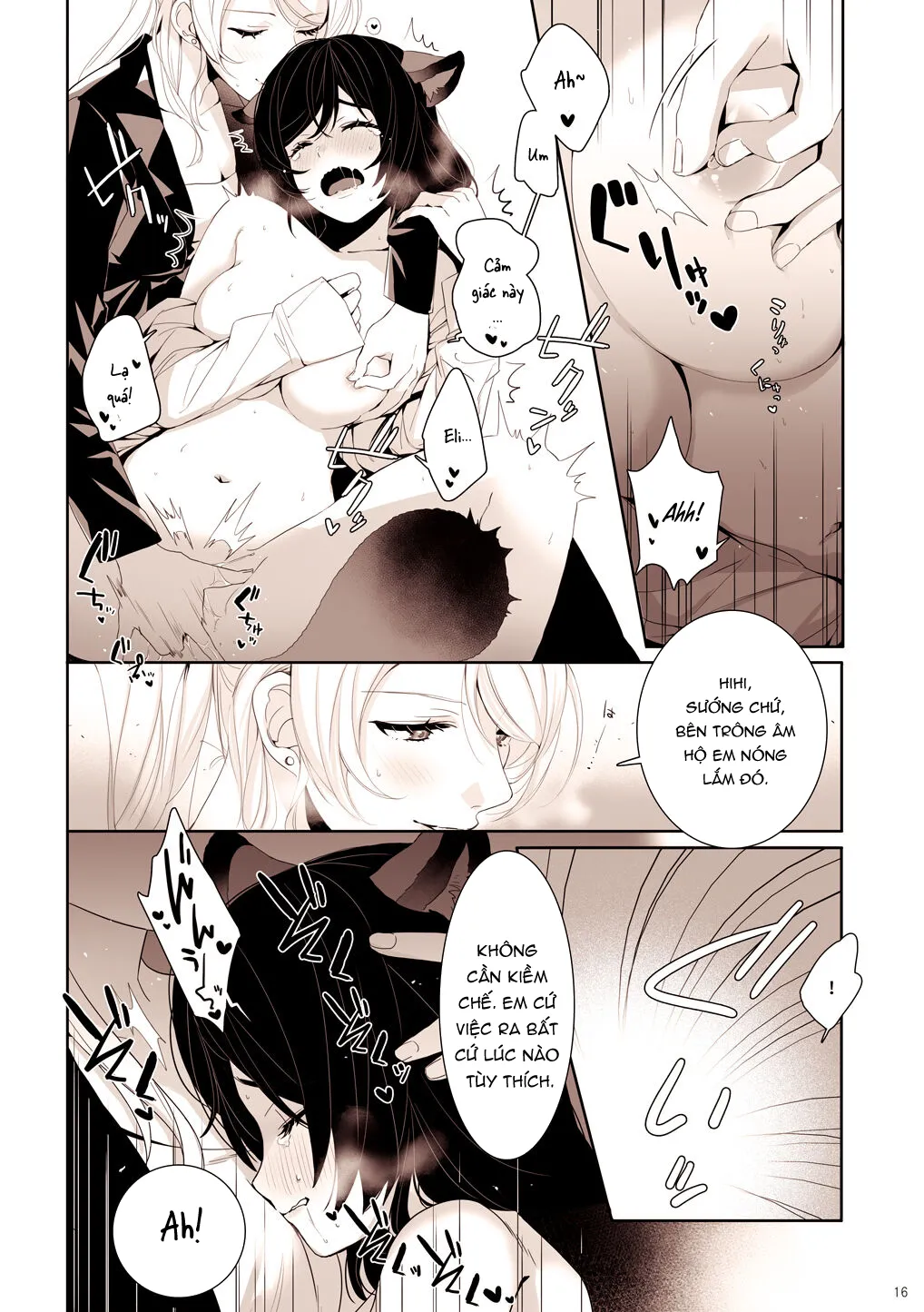 HentaiVN.net - Ảnh 10 - Re: dêdeddê!!!!!!!! (Love Live!) [Re:デーデッデー!!!!!!!! (ラブライブ!)] - Chap 2: Huấn luyện thú cưng