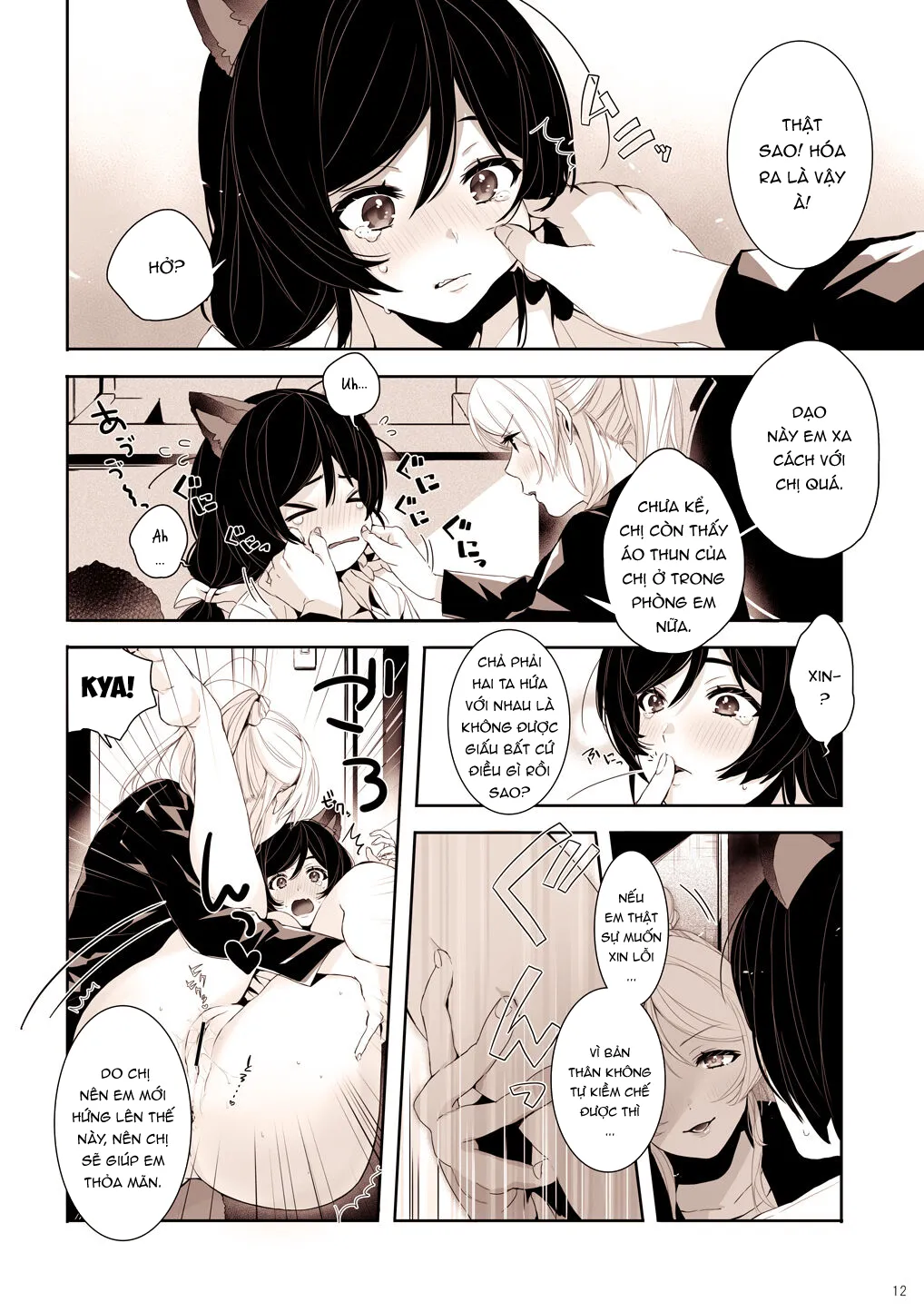 HentaiVN.net - Ảnh 6 - Re: dêdeddê!!!!!!!! (Love Live!) [Re:デーデッデー!!!!!!!! (ラブライブ!)] - Chap 2: Huấn luyện thú cưng