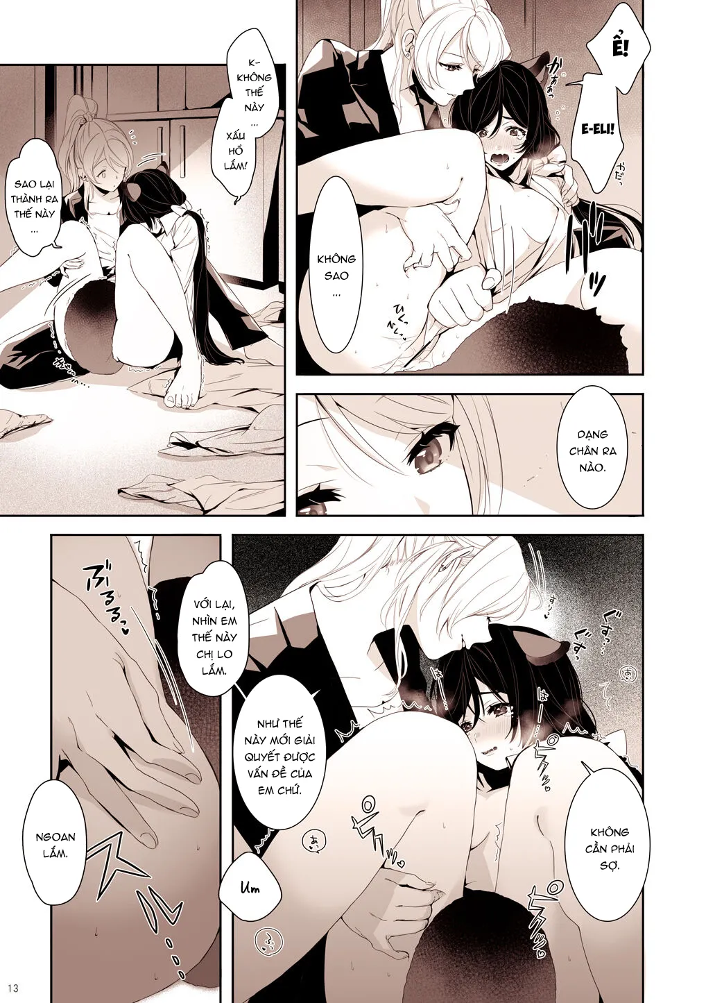 HentaiVN.net - Ảnh 7 - Re: dêdeddê!!!!!!!! (Love Live!) [Re:デーデッデー!!!!!!!! (ラブライブ!)] - Chap 2: Huấn luyện thú cưng