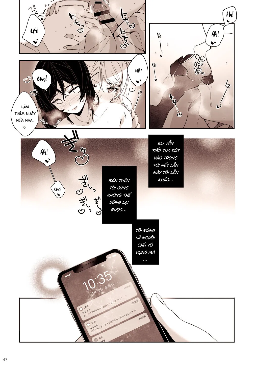 HentaiVN.net - Ảnh 13 - Re: dêdeddê!!!!!!!! (Love Live!) [Re:デーデッデー!!!!!!!! (ラブライブ!)] - Chap 5: Bé cún con của tôi.