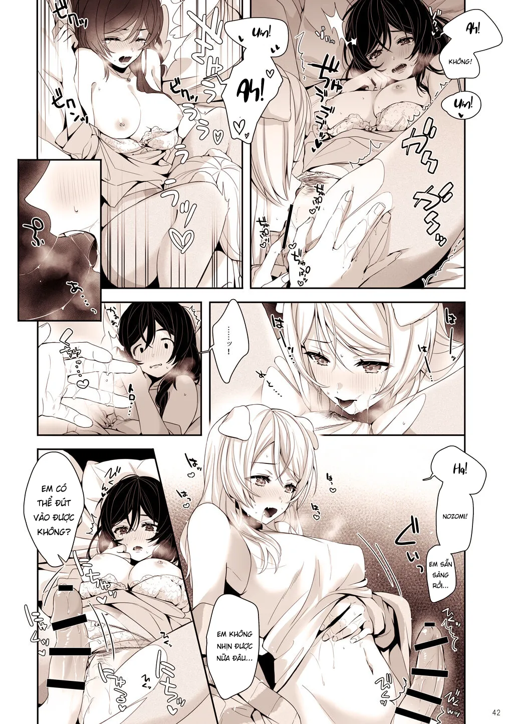 HentaiVN.net - Ảnh 8 - Re: dêdeddê!!!!!!!! (Love Live!) [Re:デーデッデー!!!!!!!! (ラブライブ!)] - Chap 5: Bé cún con của tôi.