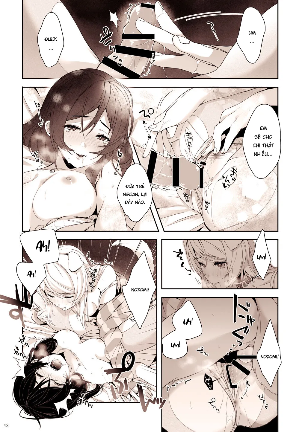 HentaiVN.net - Ảnh 9 - Re: dêdeddê!!!!!!!! (Love Live!) [Re:デーデッデー!!!!!!!! (ラブライブ!)] - Chap 5: Bé cún con của tôi.