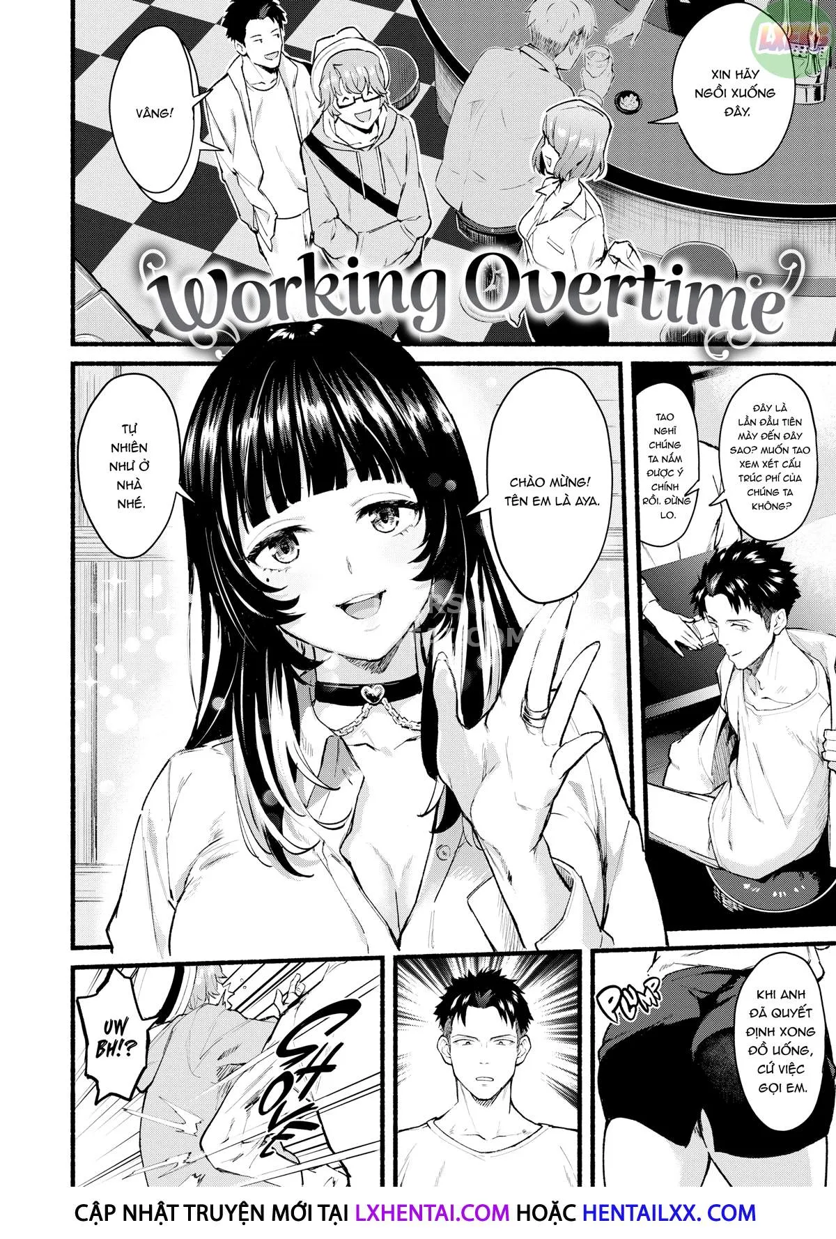 HentaiVN.net - Ảnh 8 - Tăng ca - Chap 1 - Working Overtime ❤ + Afterwards
