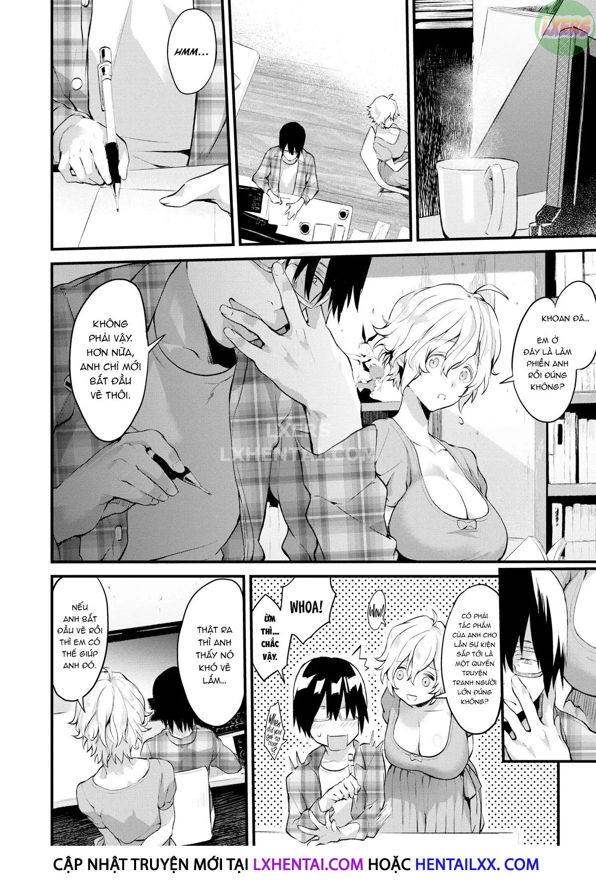 HentaiVN.net - Ảnh 4 - Tăng ca - Chap 8 - Lets Support