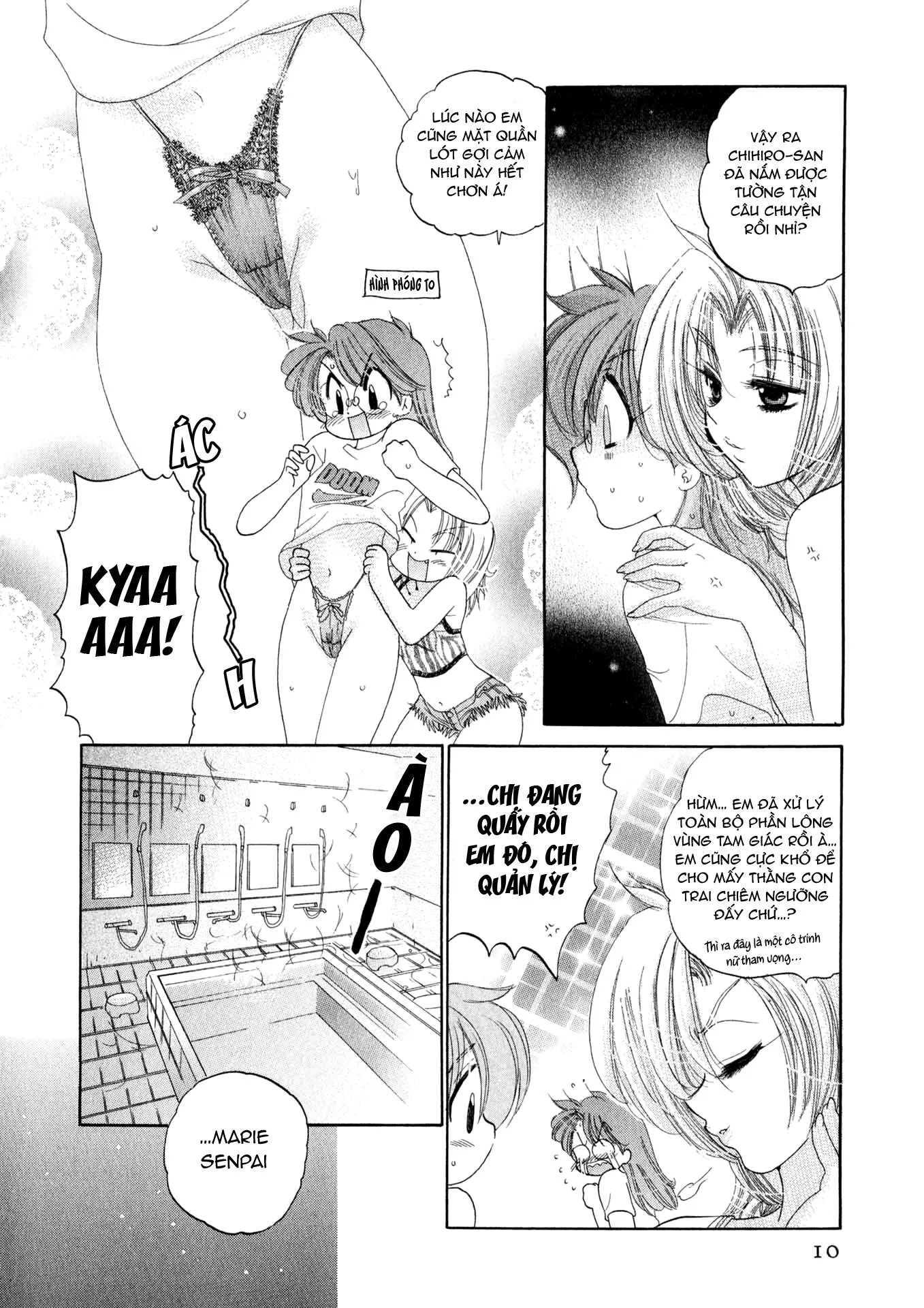 HentaiVN.net - Ảnh 10 - Osawagase Bentenryou [おさわがせ弁天寮] - Chap 1: Một ngày buồn chán của quản lý kí túc Marie