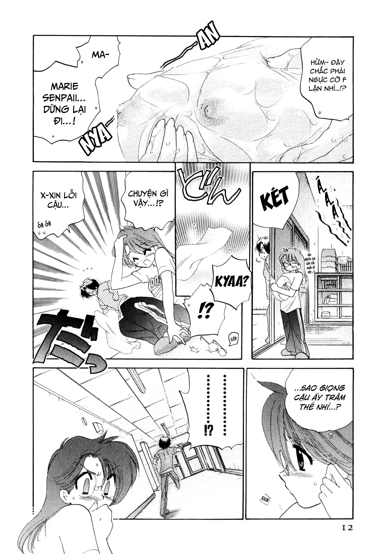 HentaiVN.net - Ảnh 12 - Osawagase Bentenryou [おさわがせ弁天寮] - Chap 1: Một ngày buồn chán của quản lý kí túc Marie