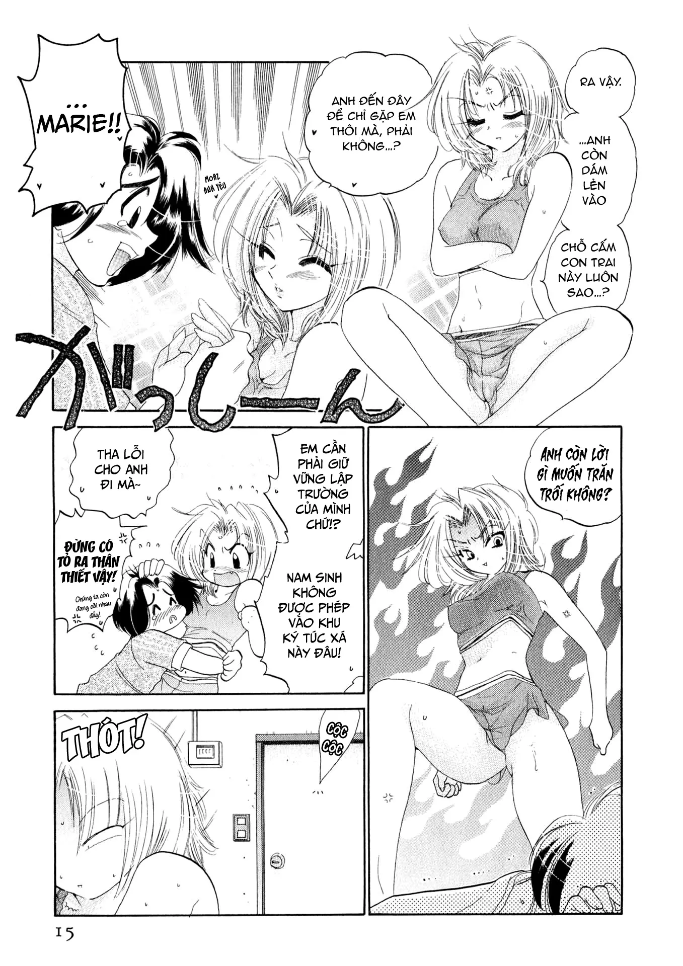 HentaiVN.net - Ảnh 15 - Osawagase Bentenryou [おさわがせ弁天寮] - Chap 1: Một ngày buồn chán của quản lý kí túc Marie