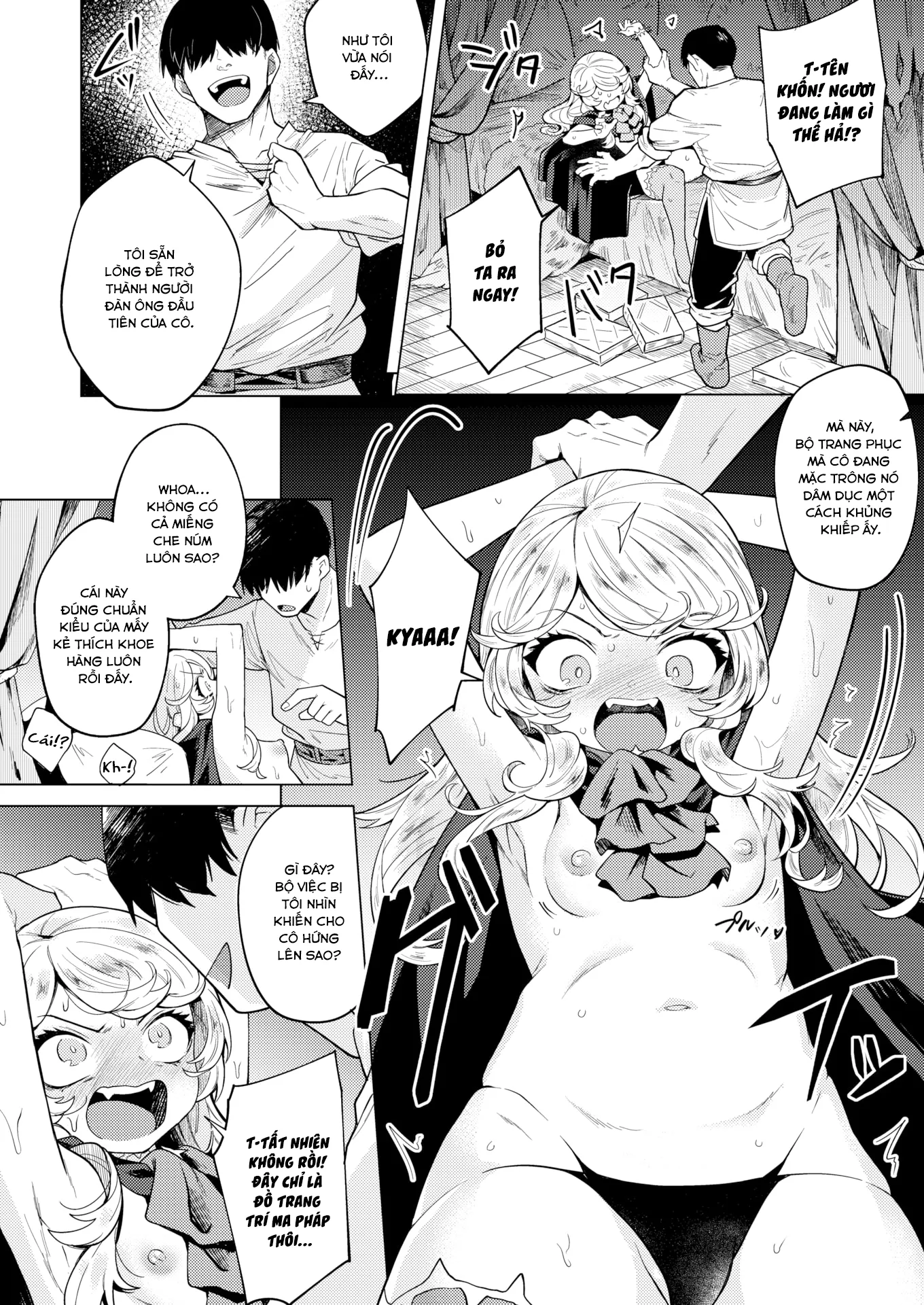 HentaiVN.net - Ảnh 11 - Khuất phục nữ phù thủy phiền nhiễu này! - Oneshot