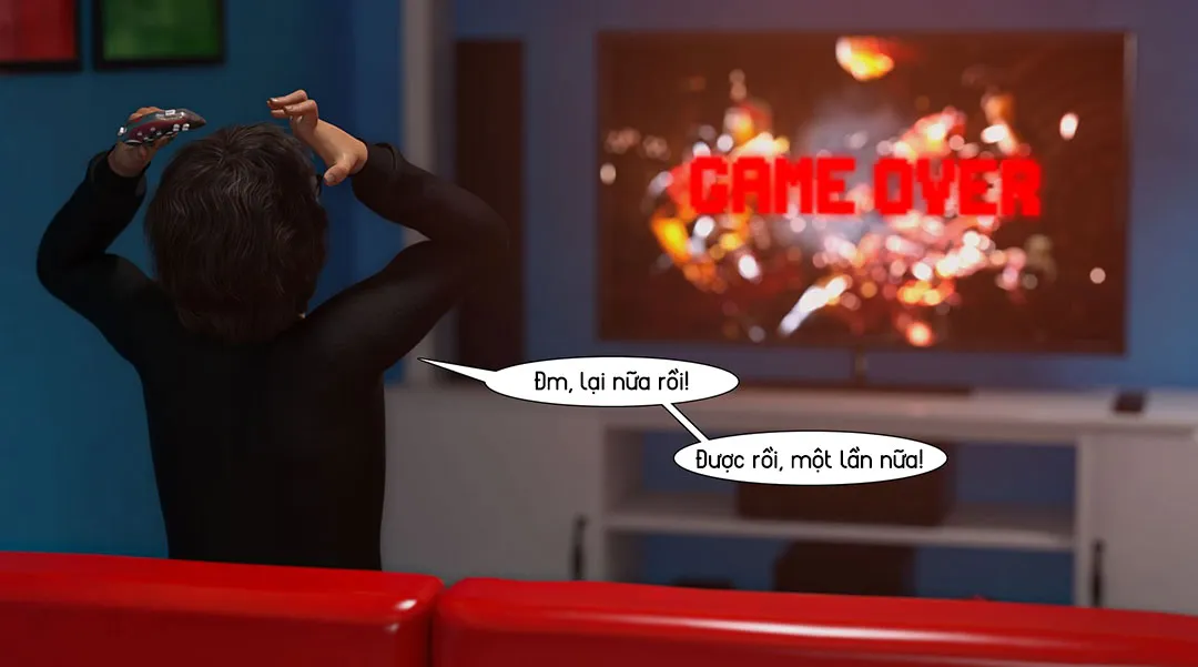 HentaiVN.net - Ảnh 30 - Mẹ bạn đang ngủ [Game Over] - Oneshot