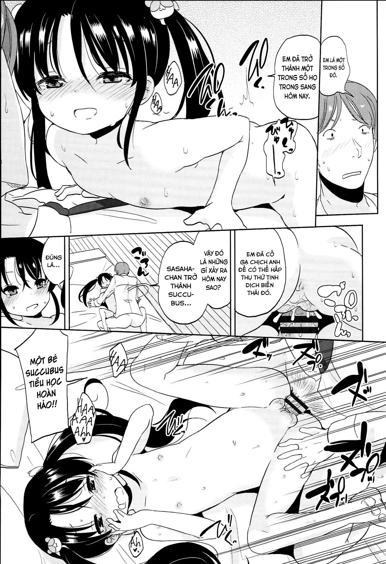 HentaiVN.net - Ảnh 23 - Tôi là học sinh tiểu học, nhưng từ hôm nay tôi trở thành Succubus [Futsuu no Onna no Ko datta kedo Kyou kara Inma ni narimashita] - Chương 1