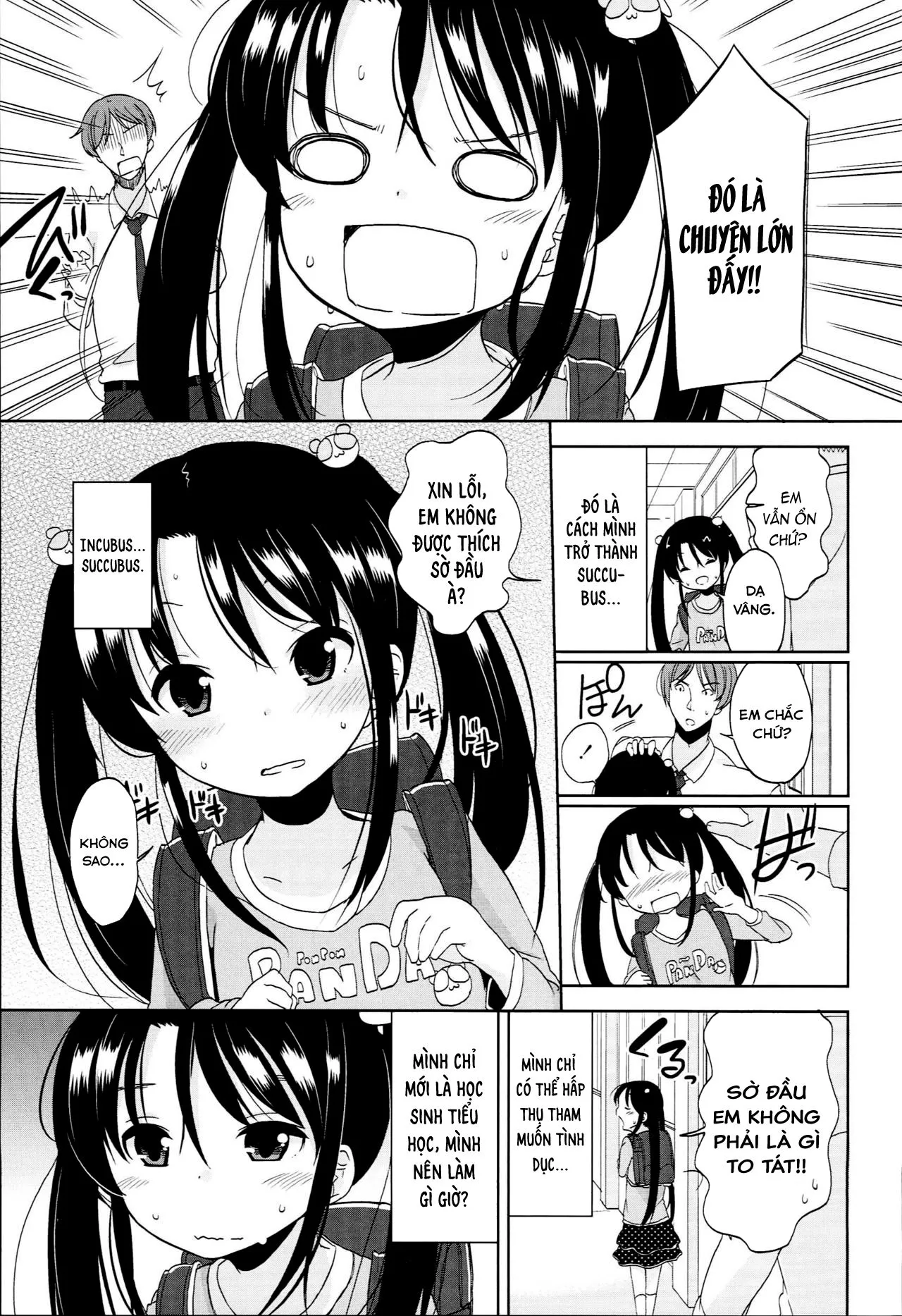 HentaiVN.net - Ảnh 5 - Tôi là học sinh tiểu học, nhưng từ hôm nay tôi trở thành Succubus [Futsuu no Onna no Ko datta kedo Kyou kara Inma ni narimashita] - Chương 1