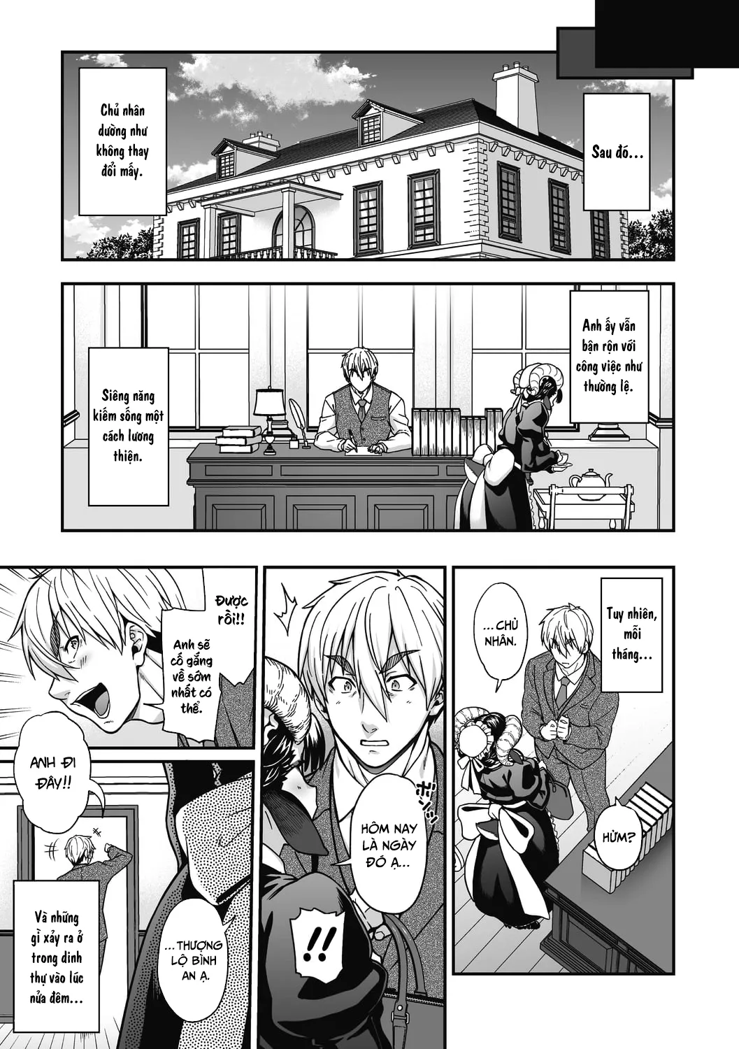 HentaiVN.net - Ảnh 28 - Chuyện tình lãng mạn của cô hầu gái lắm lông [Koisuru Kuroyagi; A Black Goat Maiden's (Shaving) Romance] - Oneshot