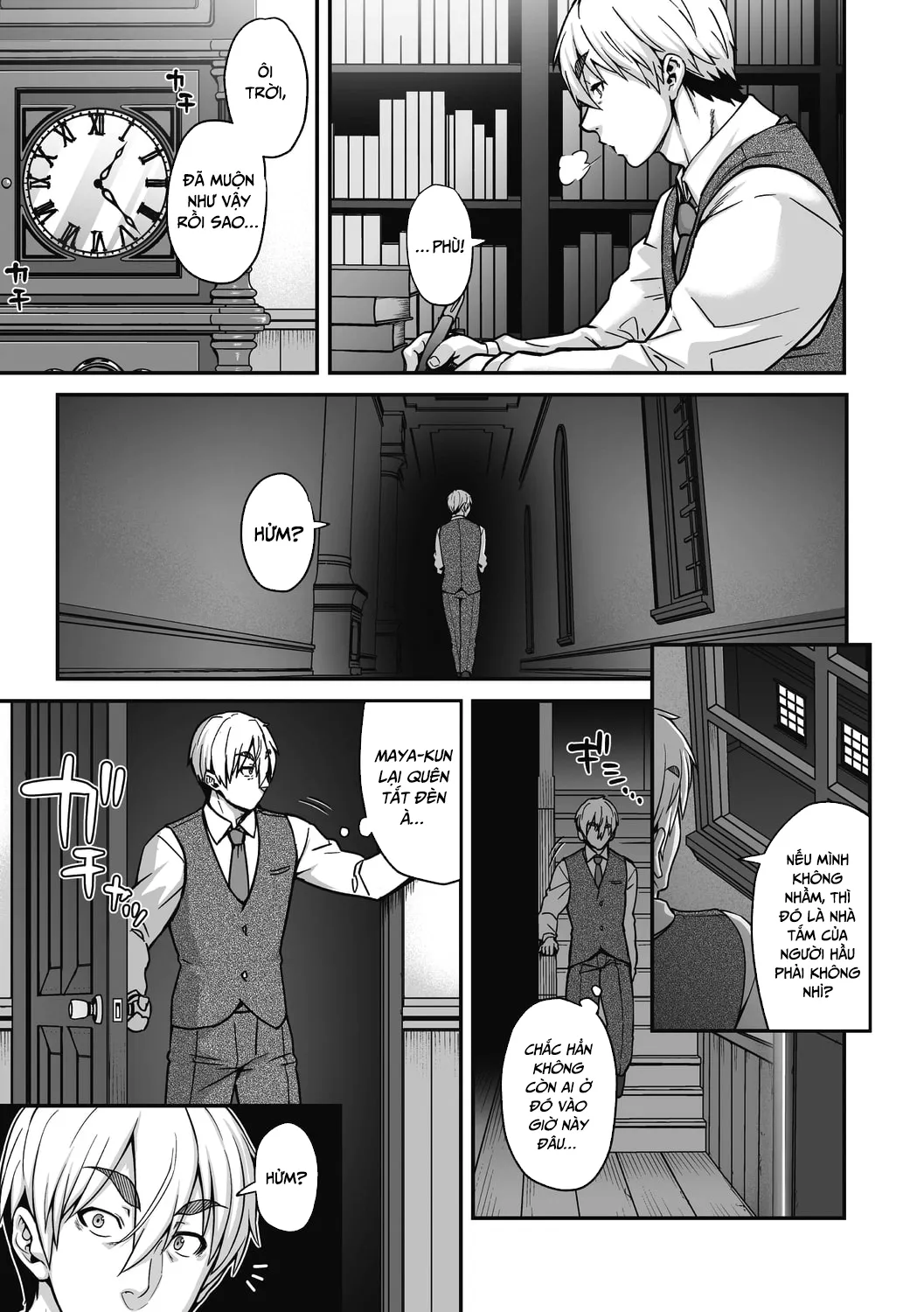 HentaiVN.net - Ảnh 6 - Chuyện tình lãng mạn của cô hầu gái lắm lông [Koisuru Kuroyagi; A Black Goat Maiden's (Shaving) Romance] - Oneshot