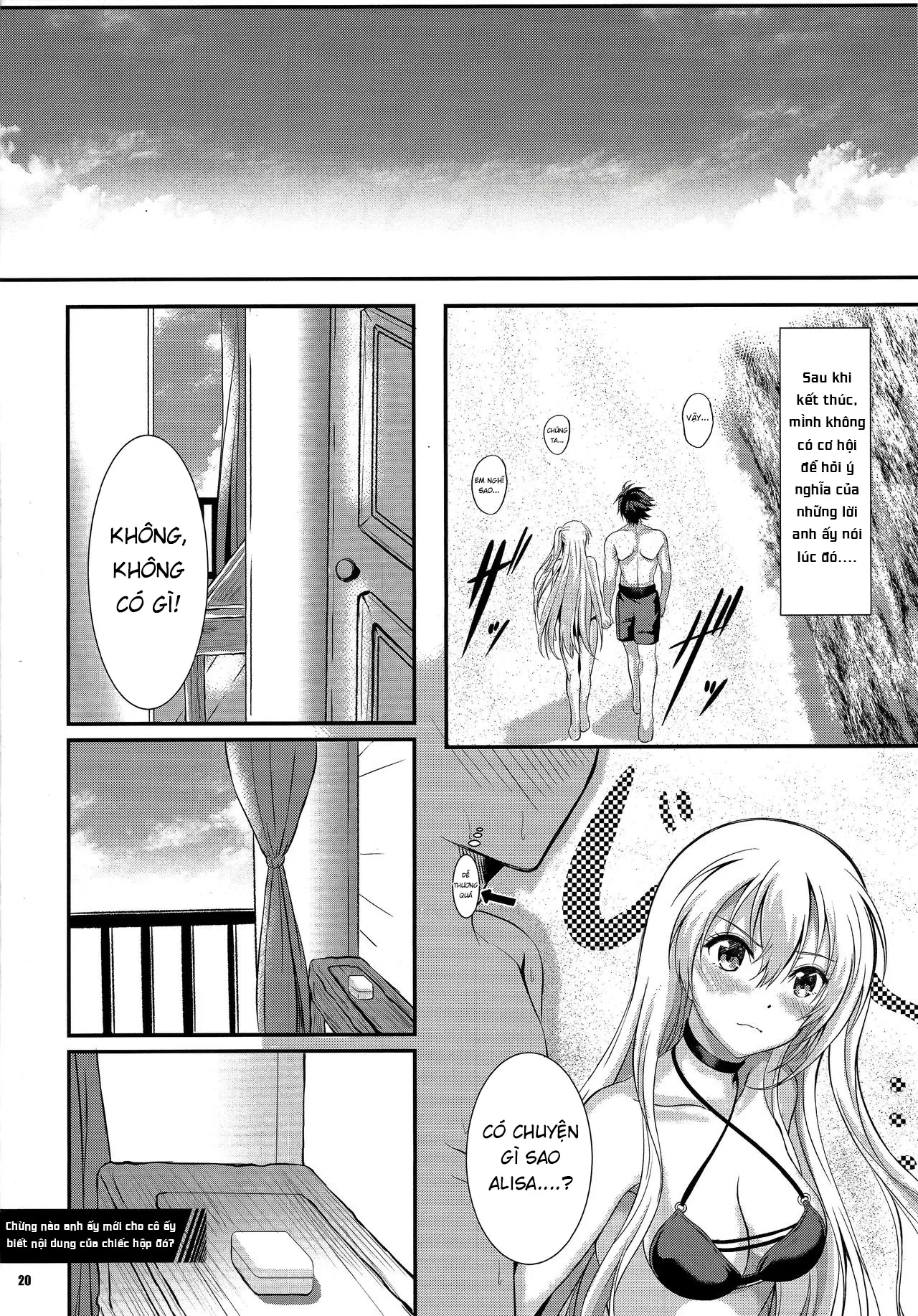 HentaiVN.net - Ảnh 19 - Kì Nghỉ Hạnh Phúc! [Yakusoku no Yoru - Happy Vacation; Happy Vacation!] - Chap 1