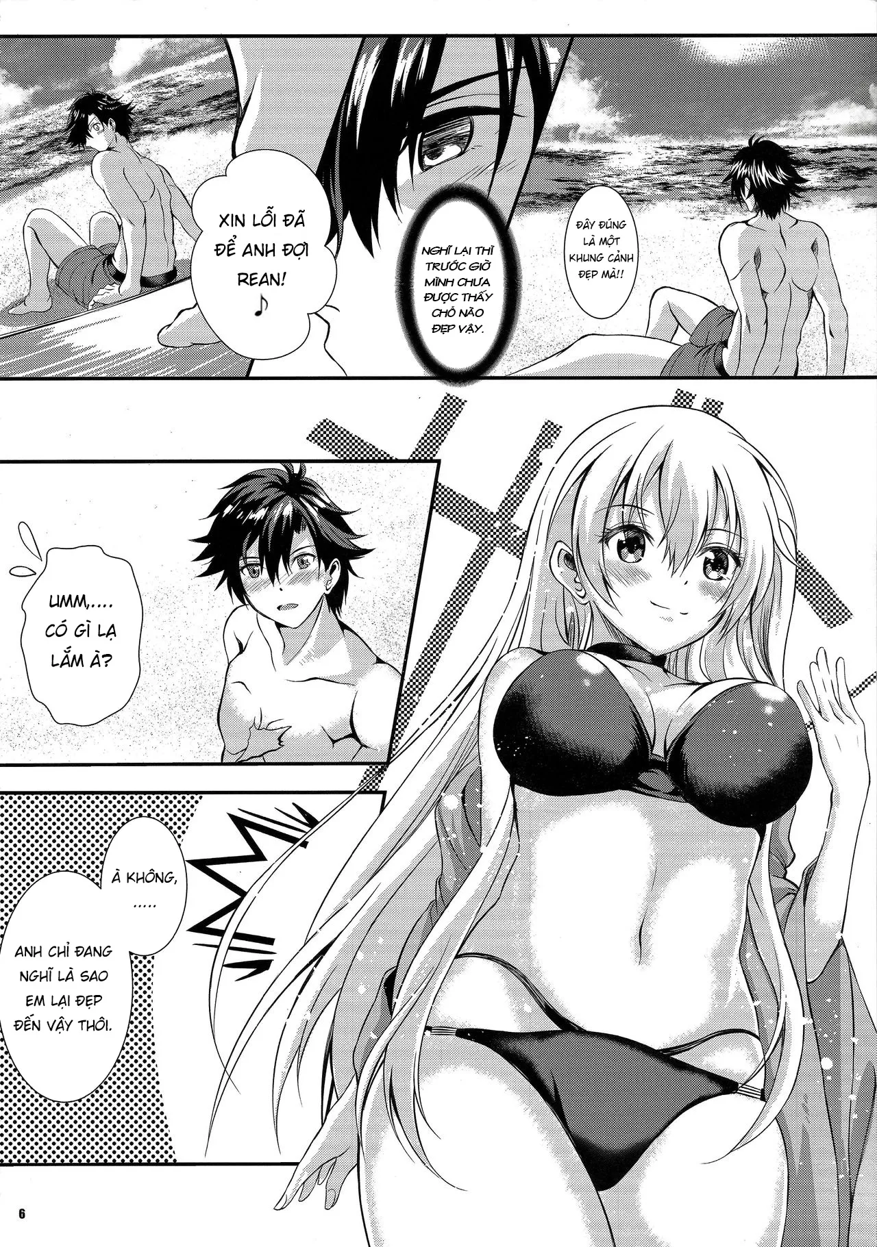 HentaiVN.net - Ảnh 6 - Kì Nghỉ Hạnh Phúc! [Yakusoku no Yoru - Happy Vacation; Happy Vacation!] - Chap 1