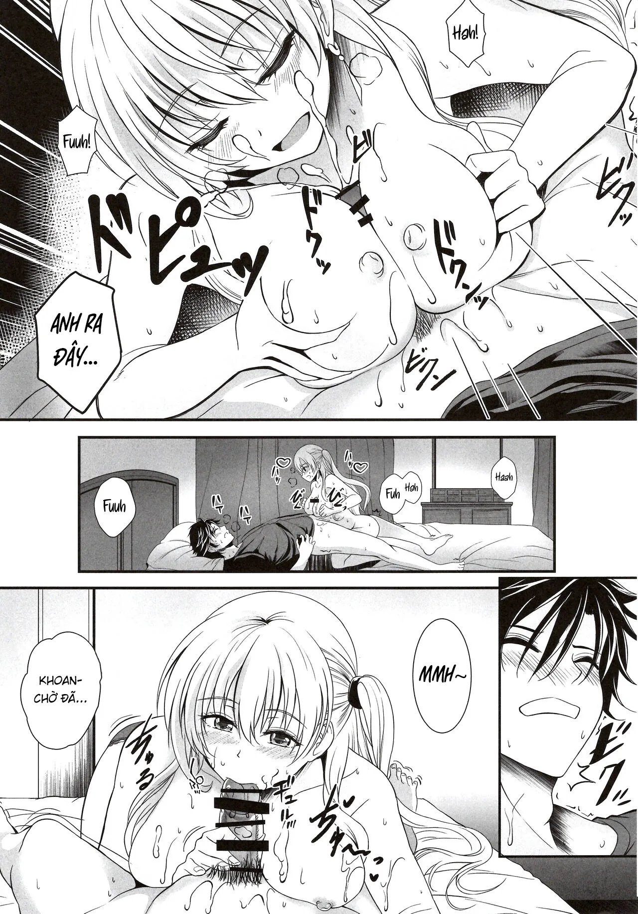 HentaiVN.net - Ảnh 11 - Kì Nghỉ Hạnh Phúc! [Yakusoku no Yoru - Happy Vacation; Happy Vacation!] - Chap 2 (END)