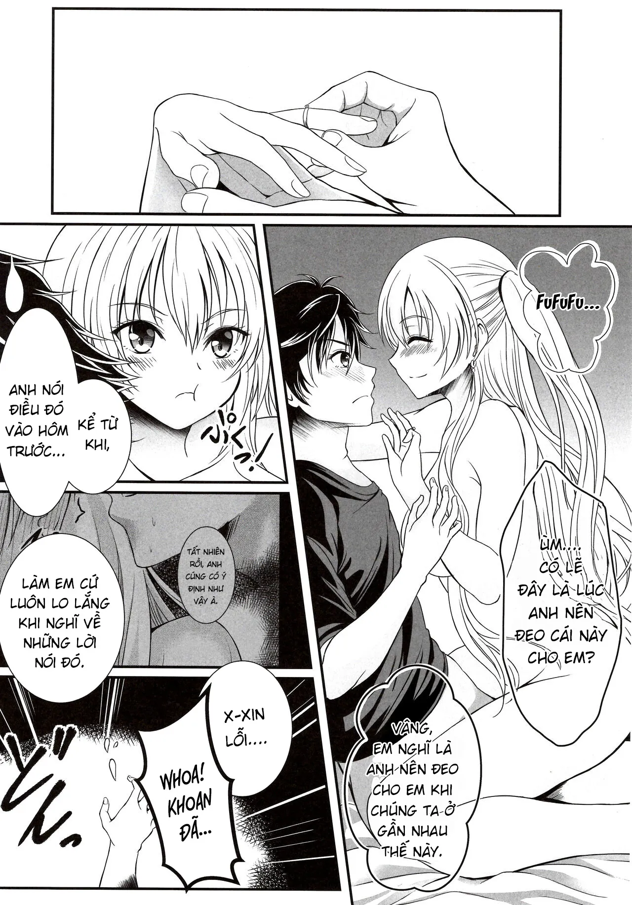HentaiVN.net - Ảnh 14 - Kì Nghỉ Hạnh Phúc! [Yakusoku no Yoru - Happy Vacation; Happy Vacation!] - Chap 2 (END)