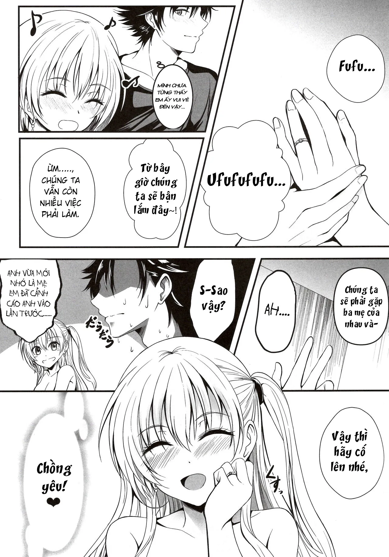 HentaiVN.net - Ảnh 21 - Kì Nghỉ Hạnh Phúc! [Yakusoku no Yoru - Happy Vacation; Happy Vacation!] - Chap 2 (END)