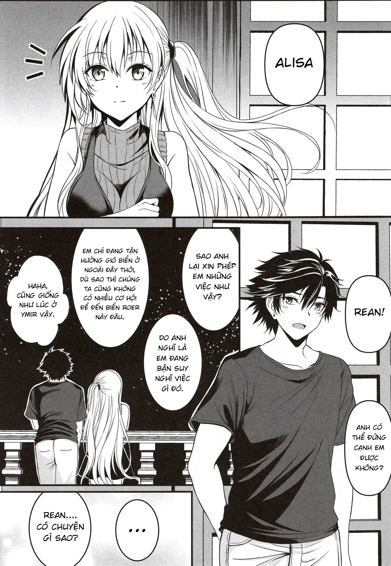 HentaiVN.net - Ảnh 5 - Kì Nghỉ Hạnh Phúc! [Yakusoku no Yoru - Happy Vacation; Happy Vacation!] - Chap 2 (END)