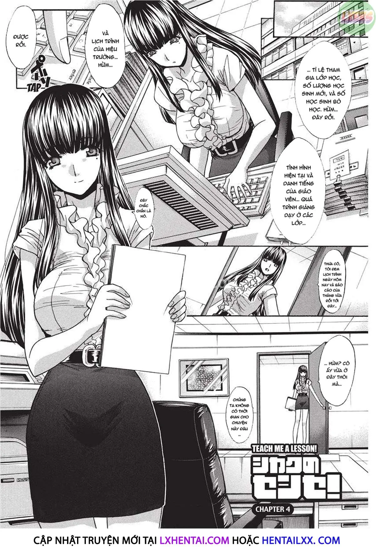HentaiVN.net - Ảnh 4 - Teach Me A Lesson - Chap 4
