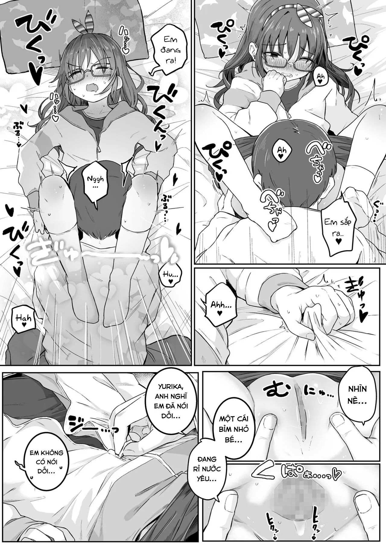 HentaiVN.net - Ảnh 11 - Tôi bắt gặp em gái đang thủ dâm một mình và... [Imouto ga Hitori de Asonde Ita node...] - Oneshot