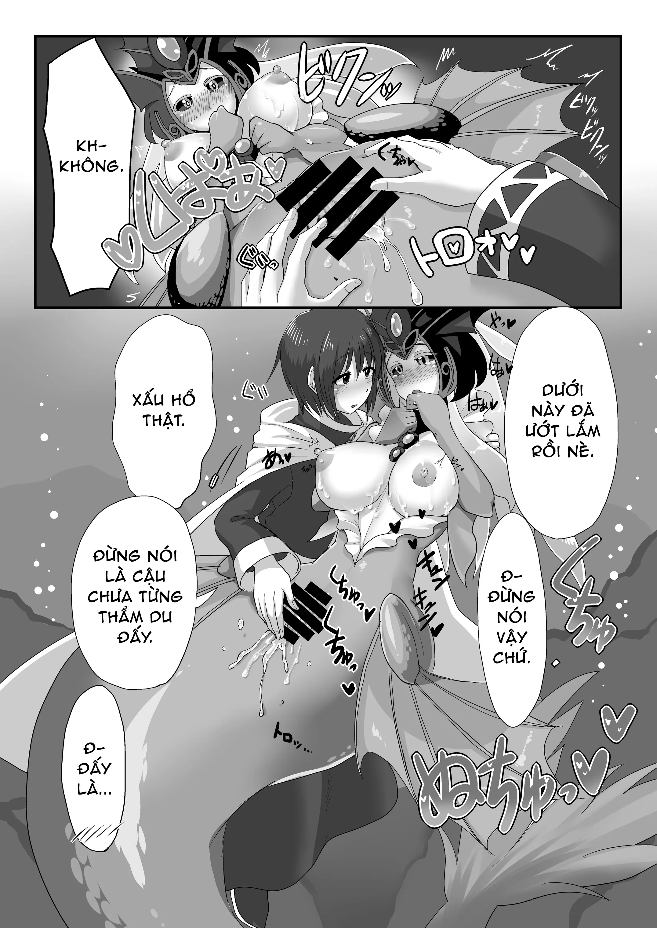 HentaiVN.net - Ảnh 14 - Konpeki to Shiroawa [紺碧と白泡, Azure and white foam] - Oneshot nhưng sẽ quay lại:)))