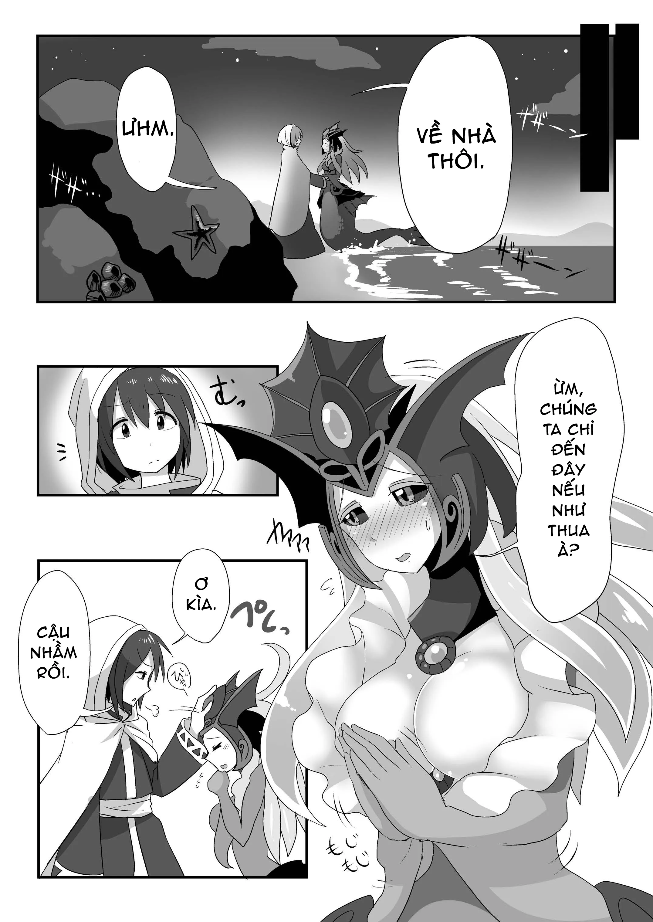 HentaiVN.net - Ảnh 21 - Konpeki to Shiroawa [紺碧と白泡, Azure and white foam] - Oneshot nhưng sẽ quay lại:)))