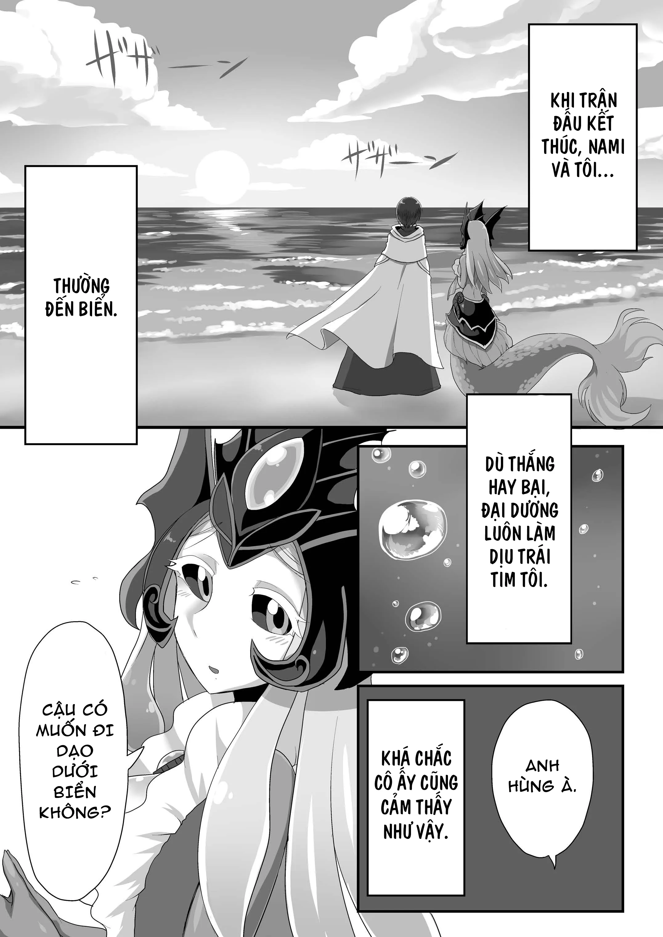 HentaiVN.net - Ảnh 5 - Konpeki to Shiroawa [紺碧と白泡, Azure and white foam] - Oneshot nhưng sẽ quay lại:)))