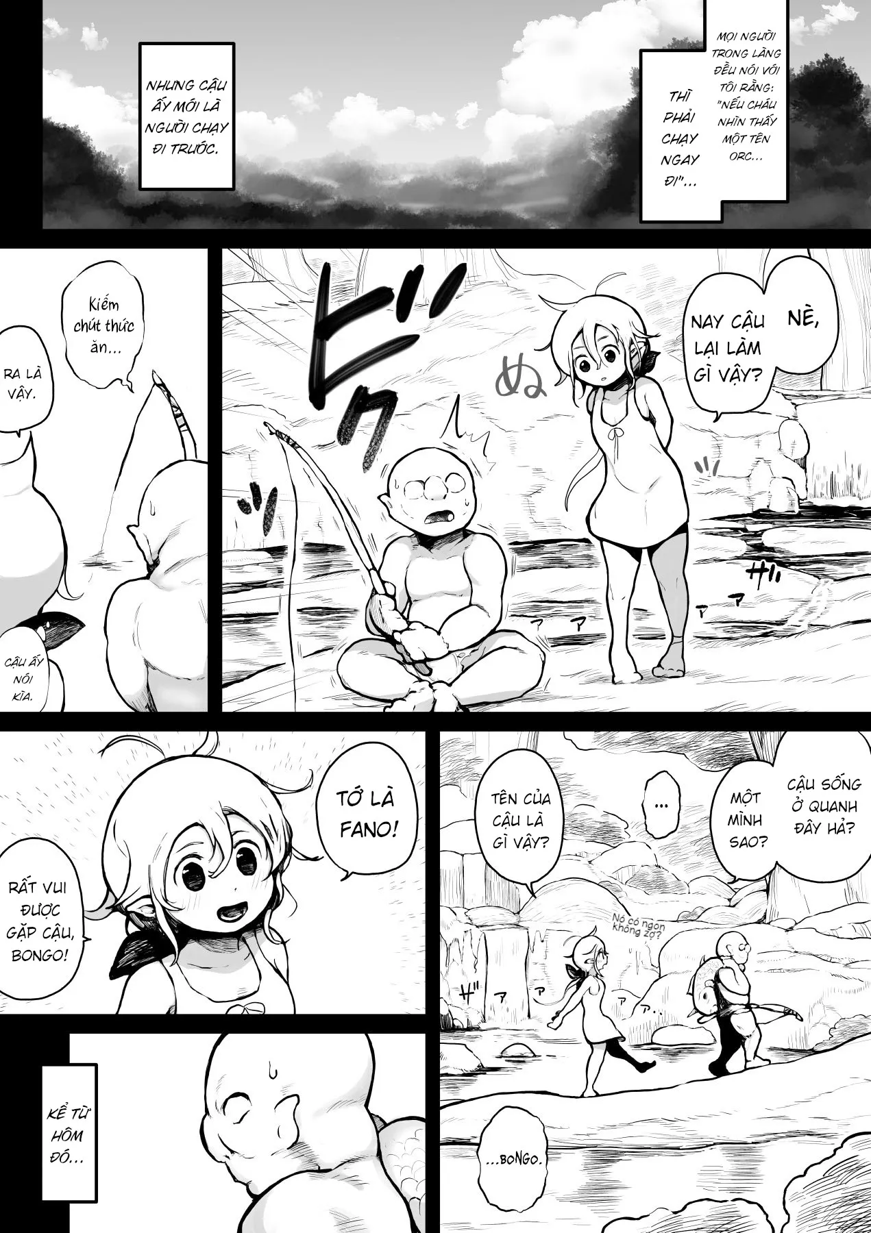 HentaiVN.net - Ảnh 3 - Bé Elf và tên Orc cùng nhau lớn lên [Elf to Orc no Otoshigoro; Elf And Orc Are Growing Up] - 1 shot