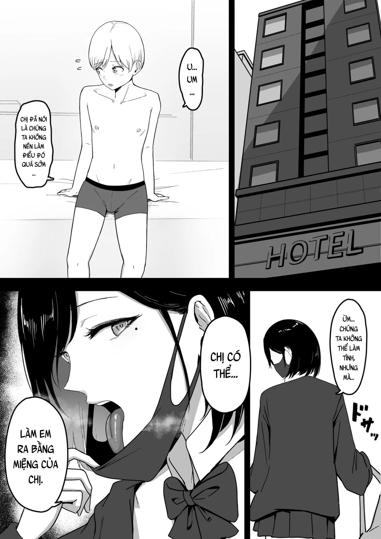 HentaiVN.net - Ảnh 5 - Vụng trộm chịch nhau với chị gái Gyaru đĩ điếm [Dosukebe Enkou Gal no Naisho Ecchi; Stealthy Sexcapades with a Slutty Gyaru Skank; ドスケベ援交ギャルのナイショ性交] - Oneshot