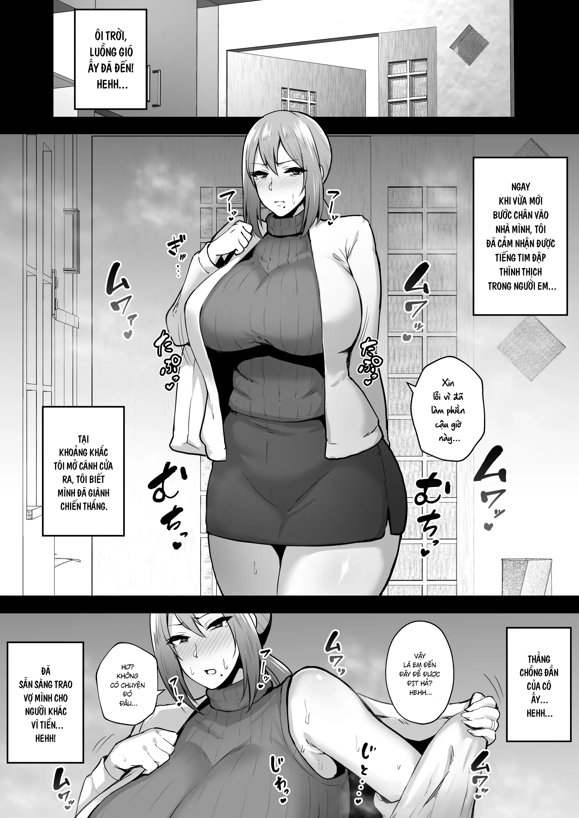 HentaiVN.net - Ảnh 8 - Vợ ngực bự Yoko - Làm bảo mẫu cho một cậu trai ở chung cư [寝取られた爆乳元気妻ようこ ―家事代行先で年下セレブのオナホ妻にされました―;Netorareta Bakunyuu Genki Zuma Youko -Kaji Daikou Saki De Toshishita Celeb No Onaho Zuma Ni Saremashita-] - Chap 3
