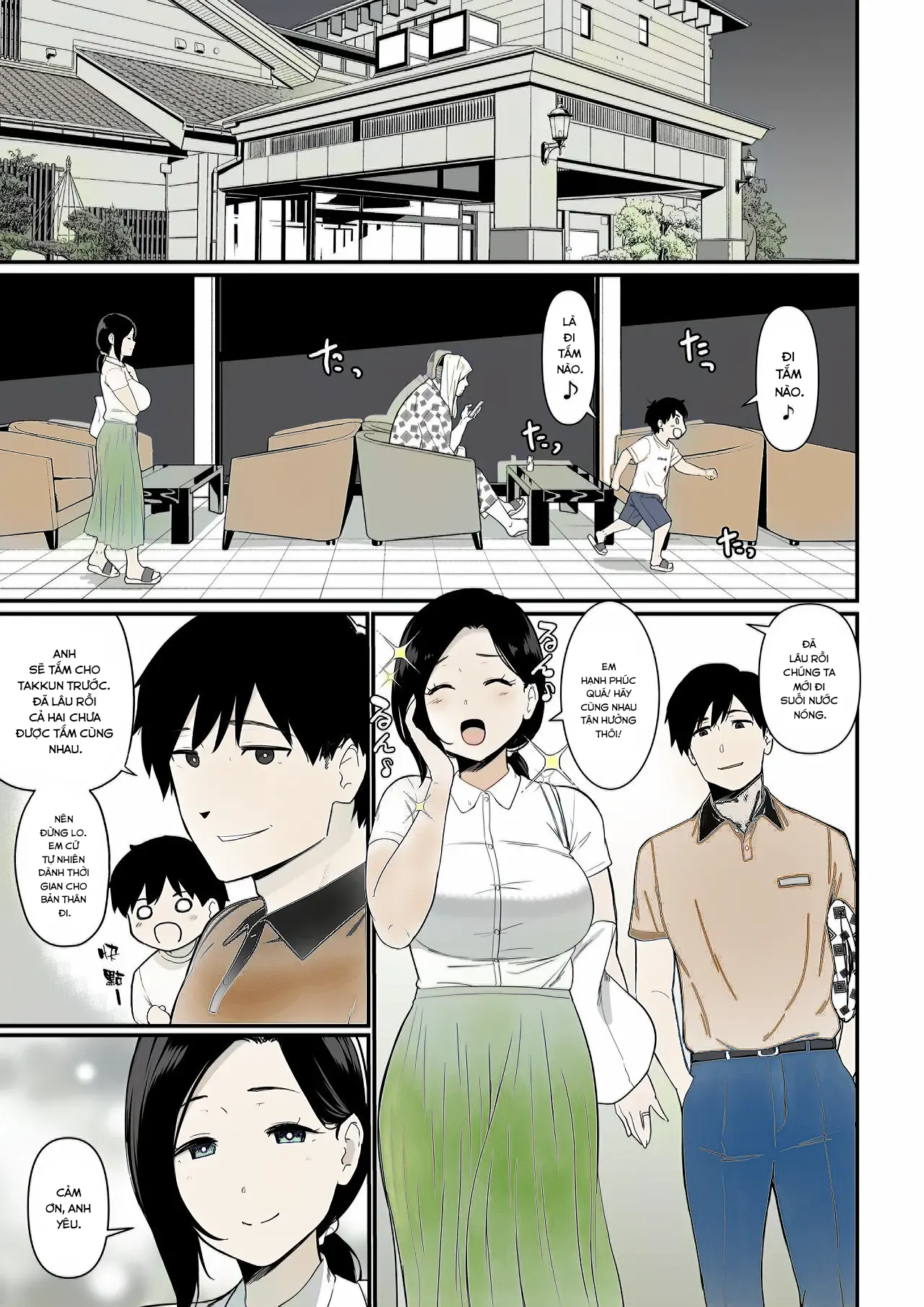 HentaiVN.net - Ảnh 5 - Okaa-san Itadakimasu 2 (Color) - Chap 1