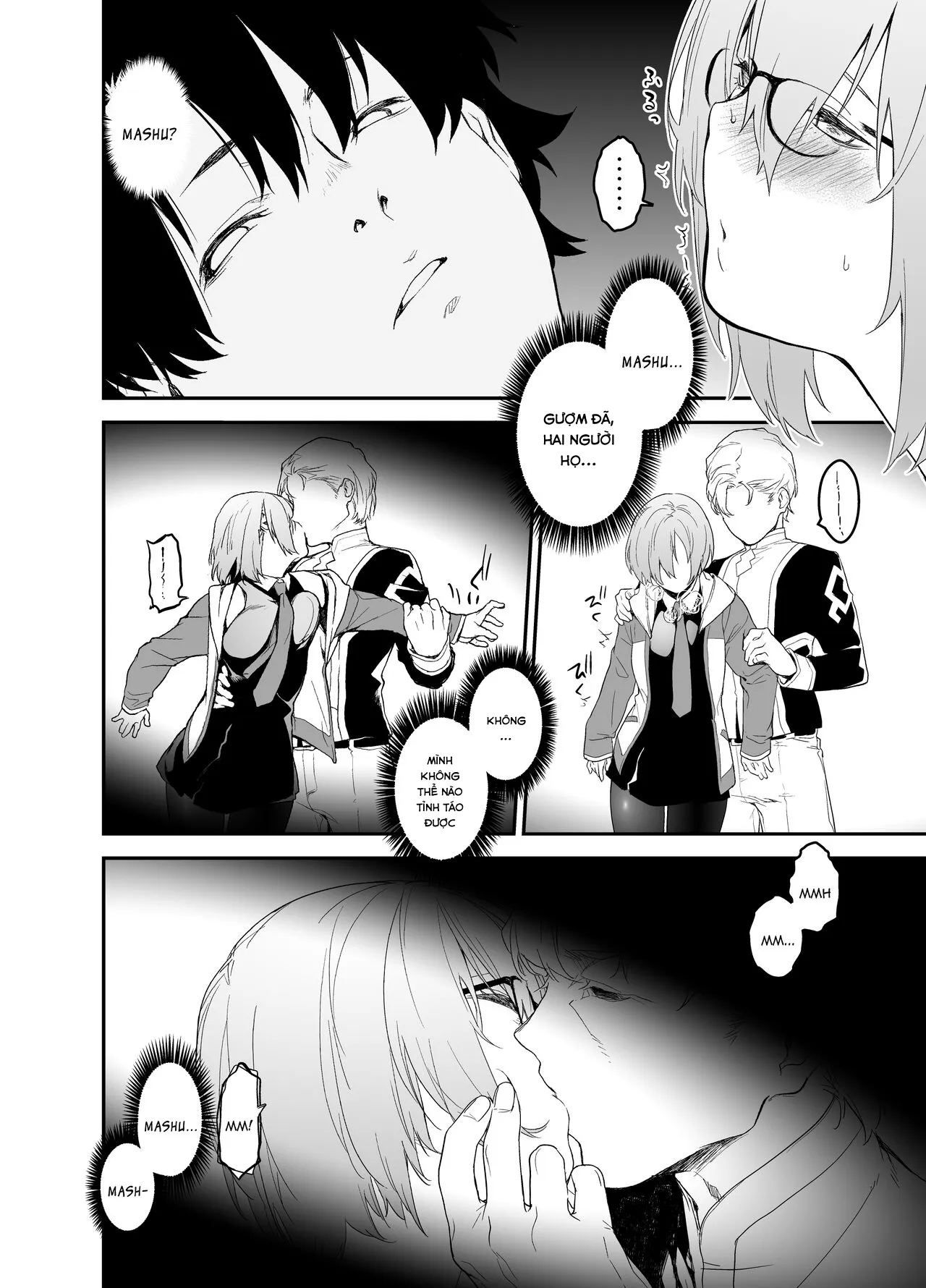 HentaiVN.net - Ảnh 10 - While Senpai Is Asleep During Maintenance [Maintenance De Senpai Ga Neteiru Aida Ni] - Oneshot